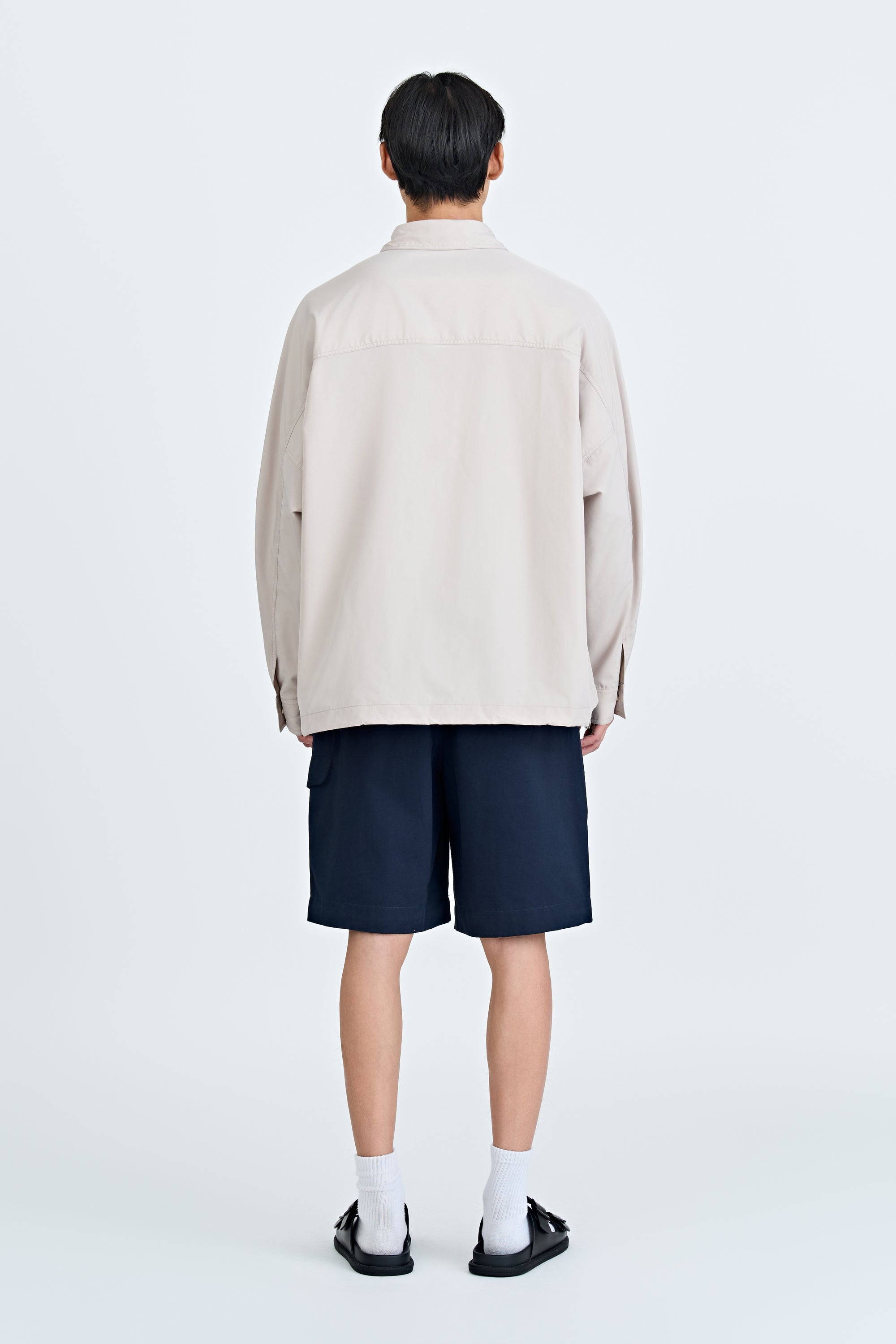 Light Weight Jacket With Conceal Pocket - Khaki