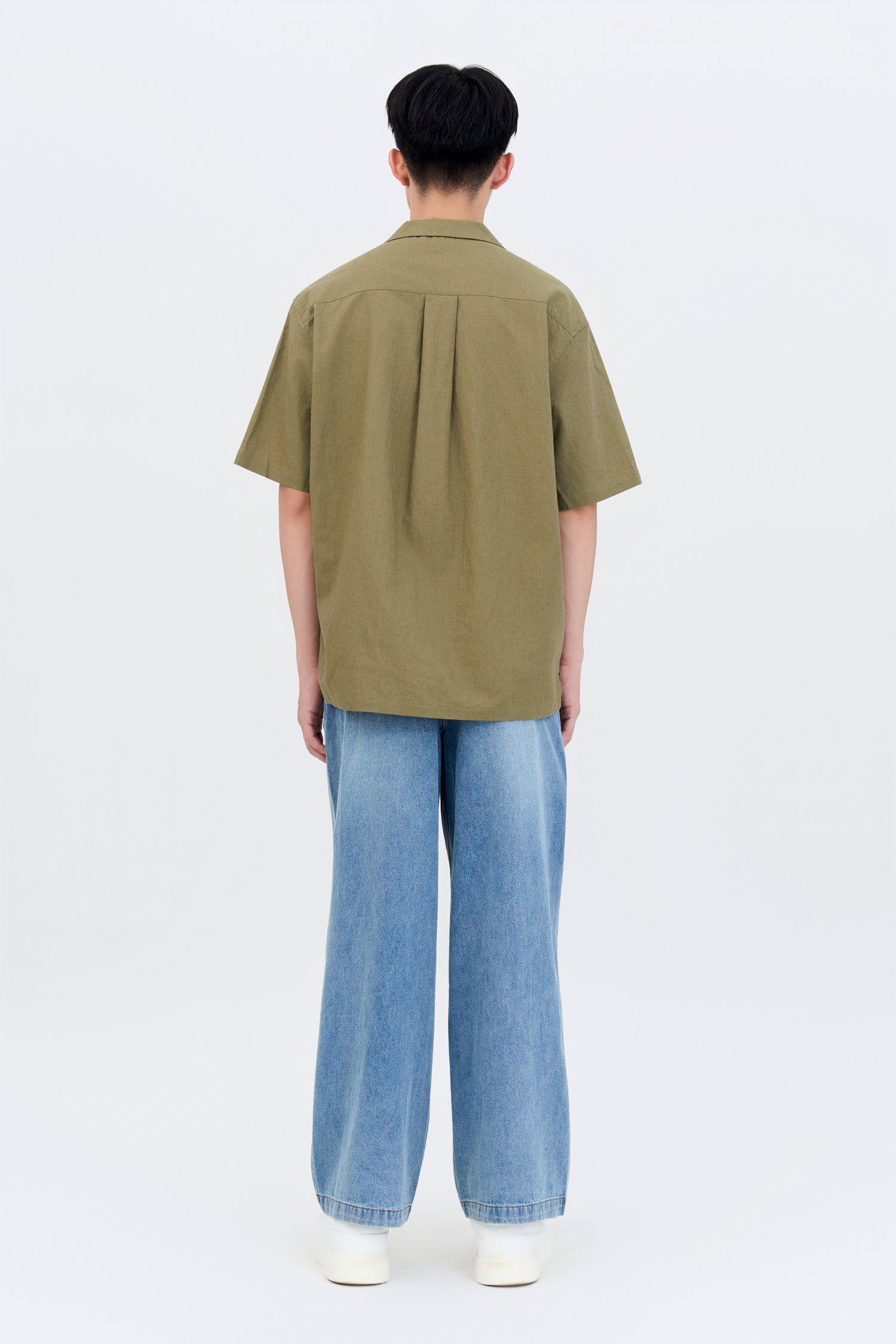 Denim Pocket Jeans Without Waistband - Denim