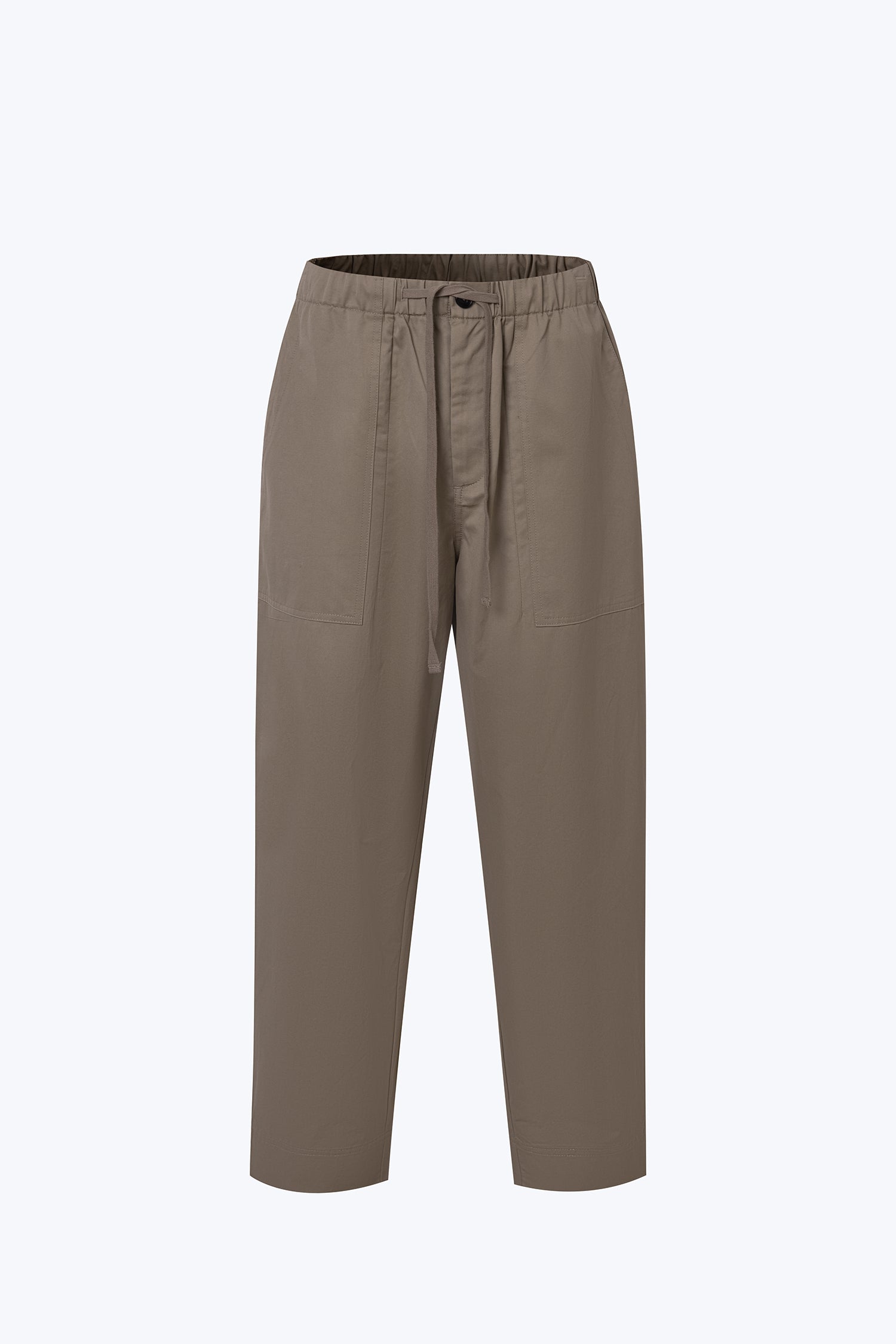 Relaxed Fit Drawstring Pants - Sage