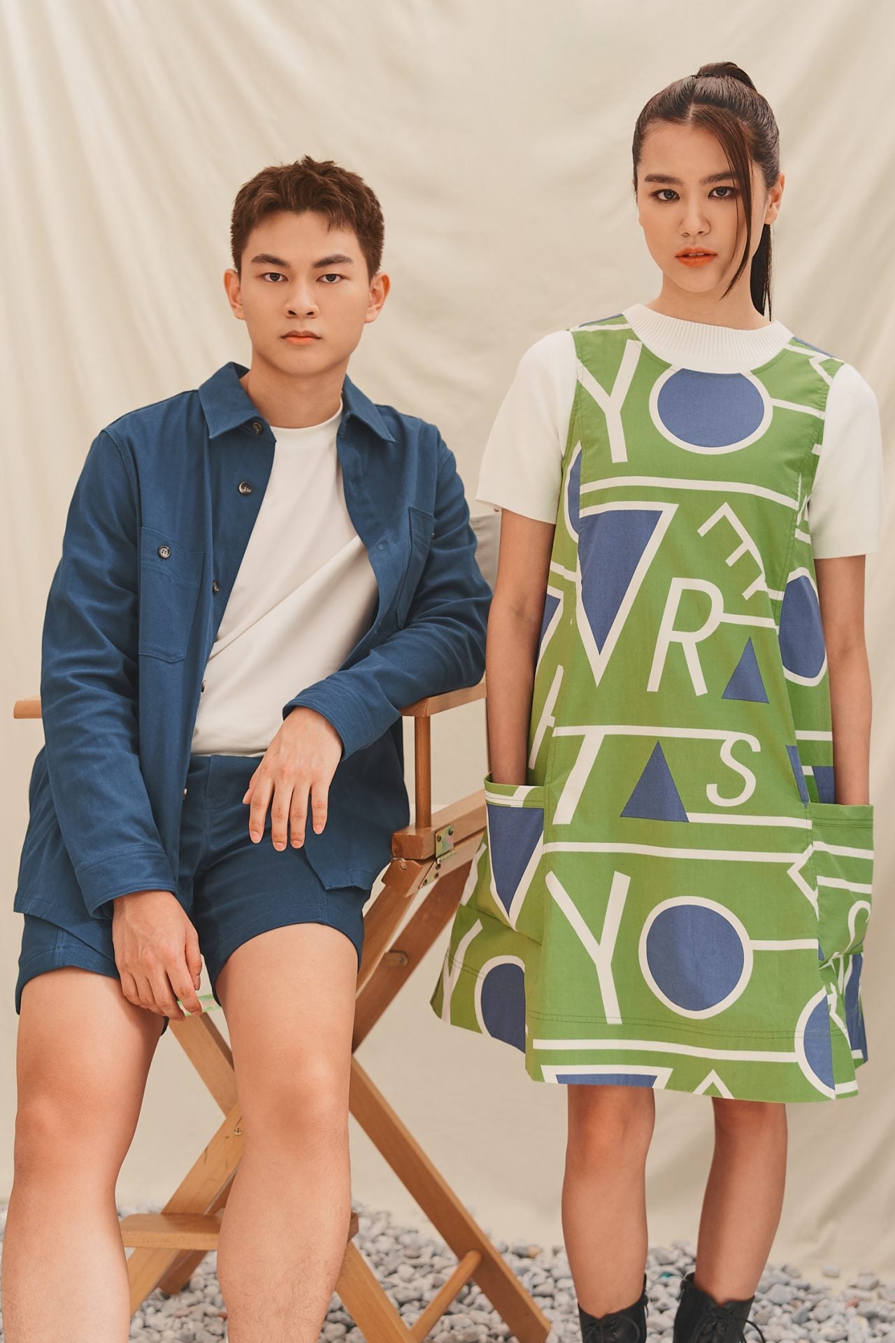 Cotton Stretch Utilily Cargo Bermudas [AT]