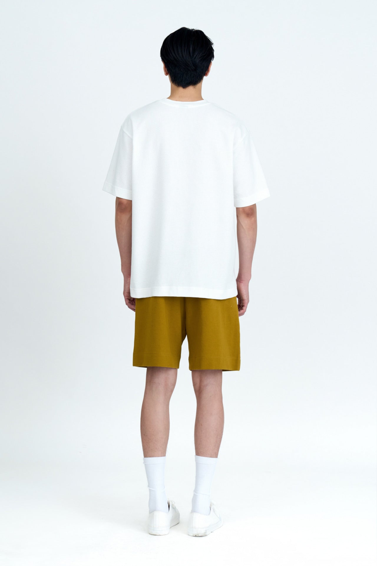 Heavyweight Jersey Drawstring Shorts - Khaki