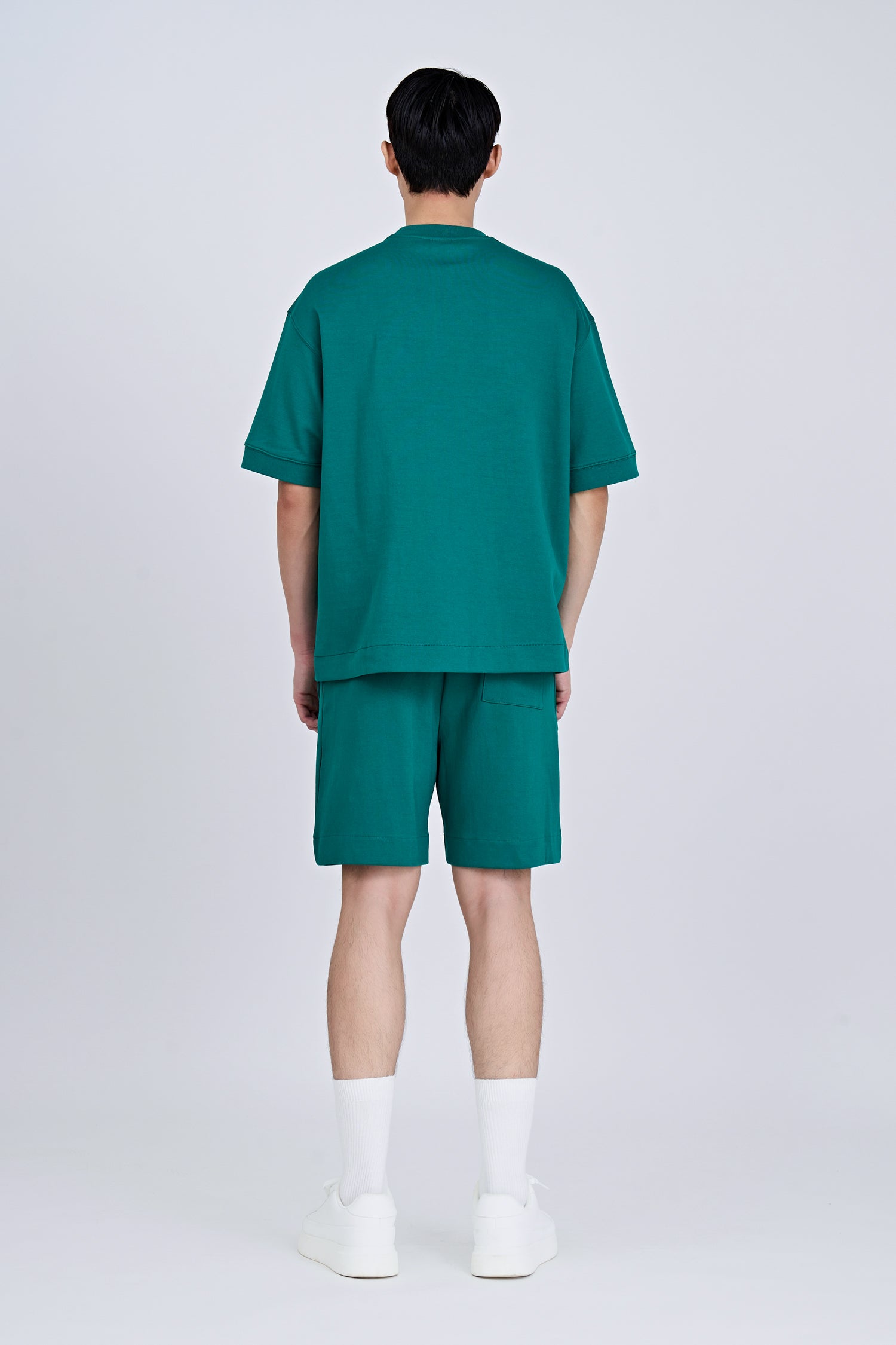 Heavyweight Jersey Drawstring Shorts - Emerald [AT]