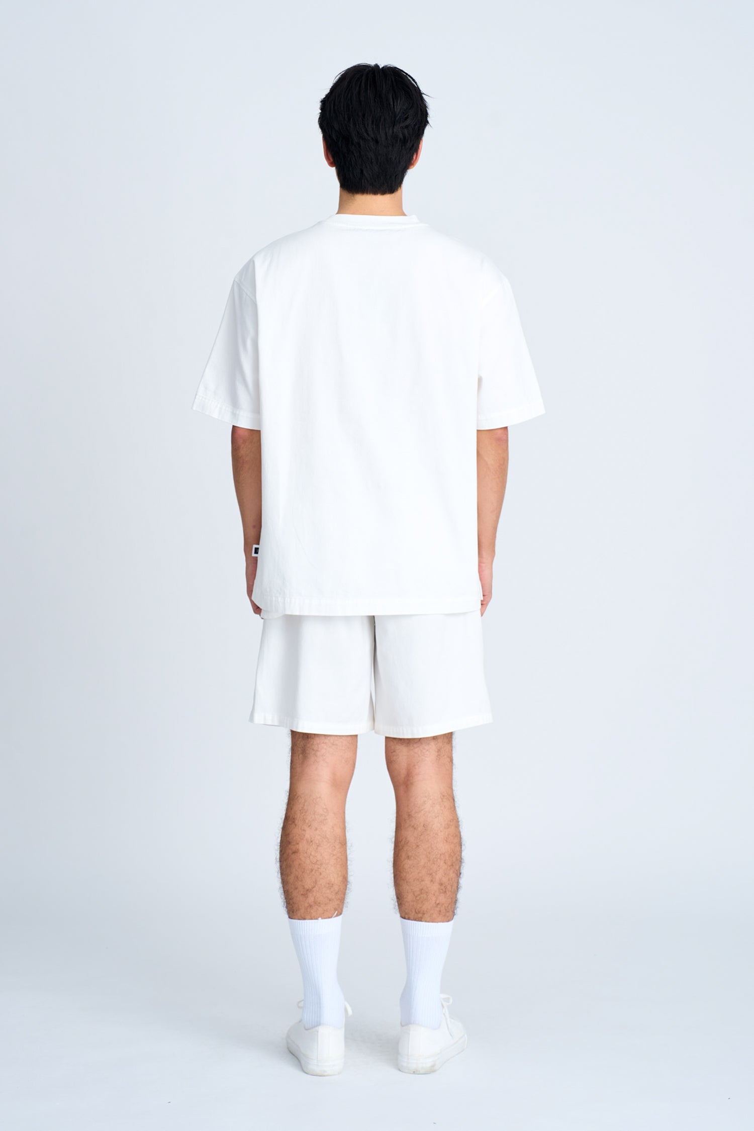 Denim Casual Shorts - White [AT]