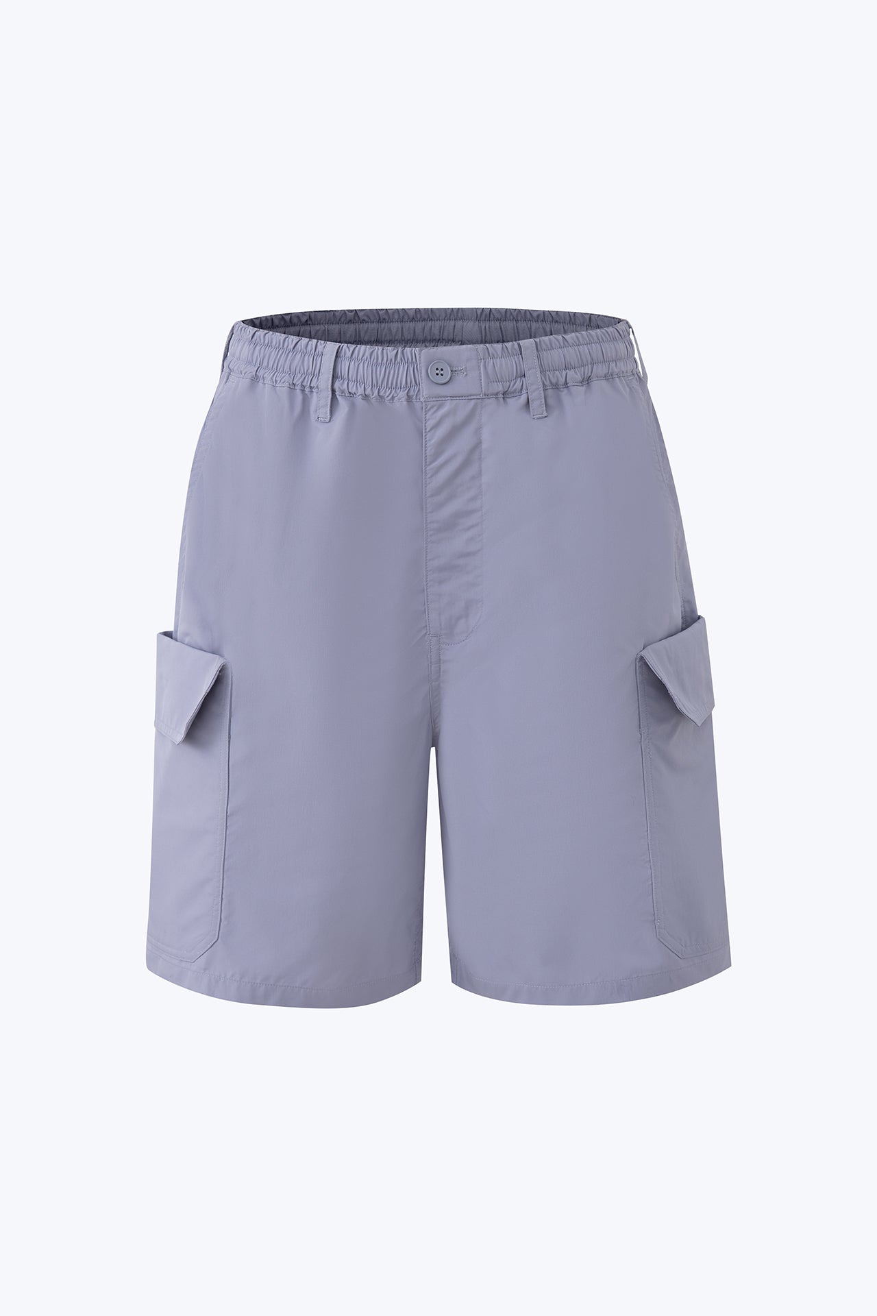 Elasticated Utility Cargo Bermudas - Deep Periwinkle [AT]