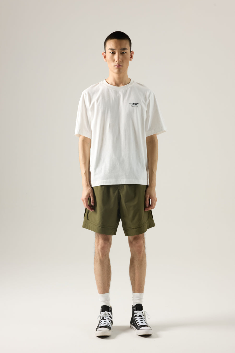 Utility Drawstring Shorts - Army Green