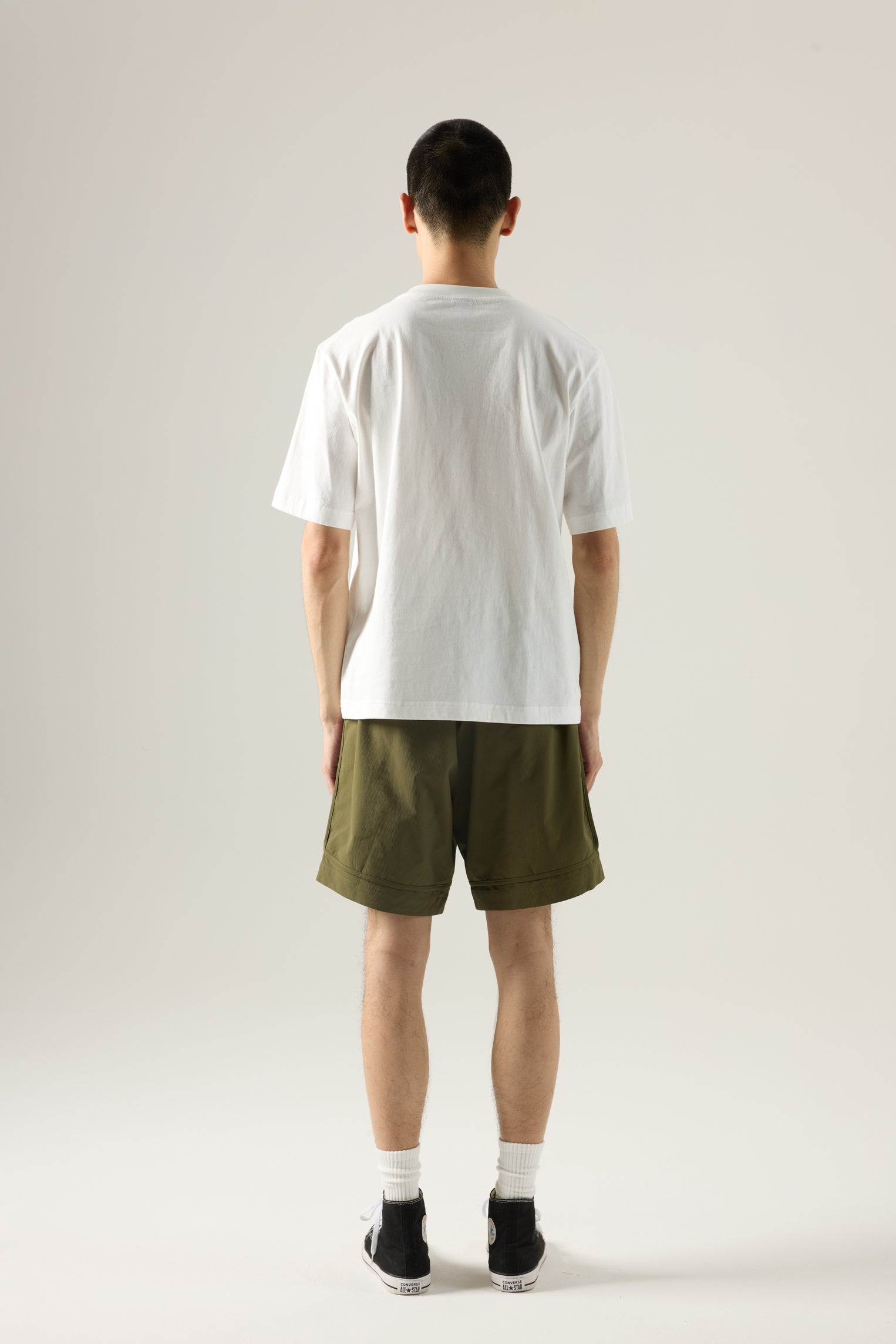 Utility Drawstring Shorts - Army Green