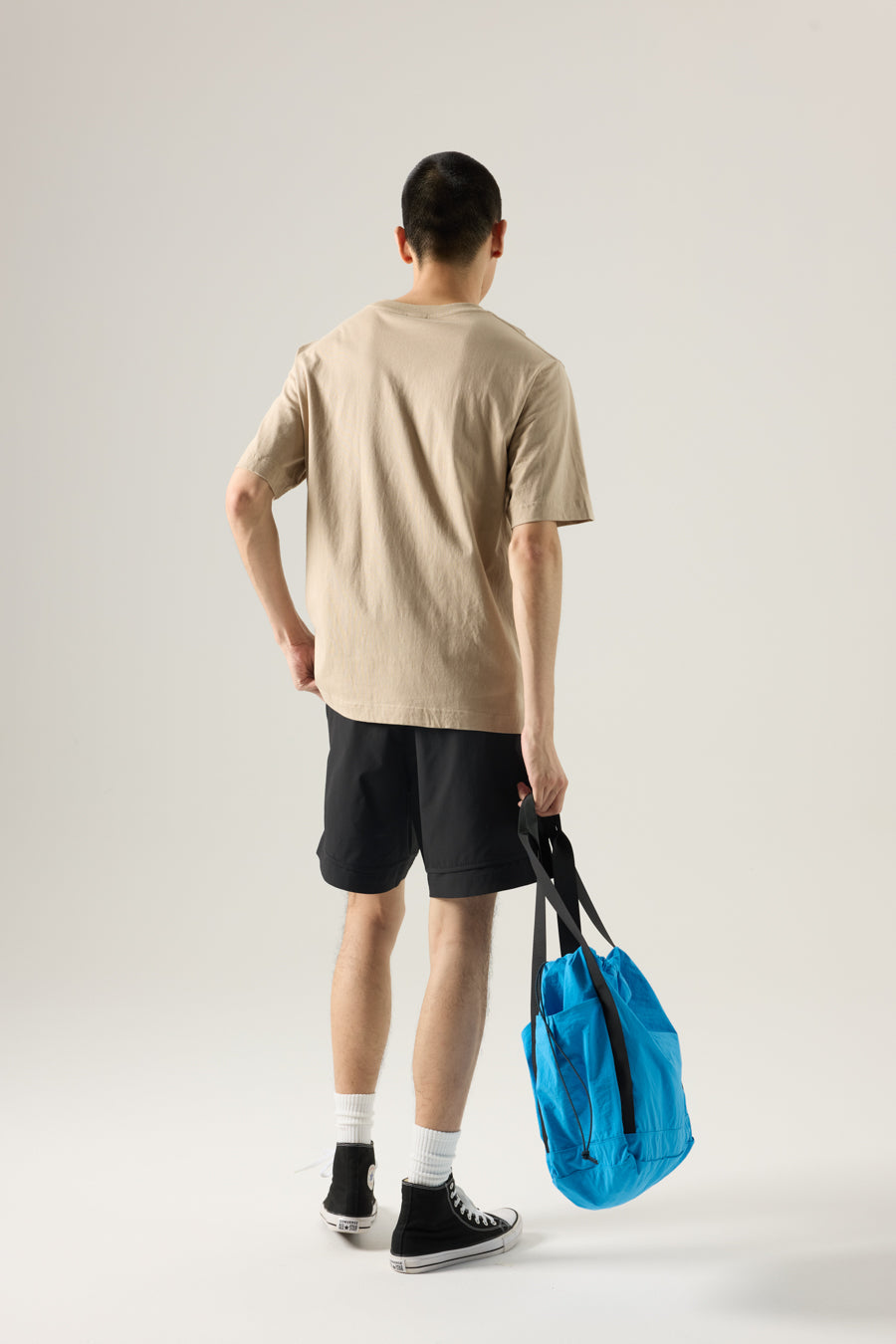 Utility Drawstring Shorts - Black