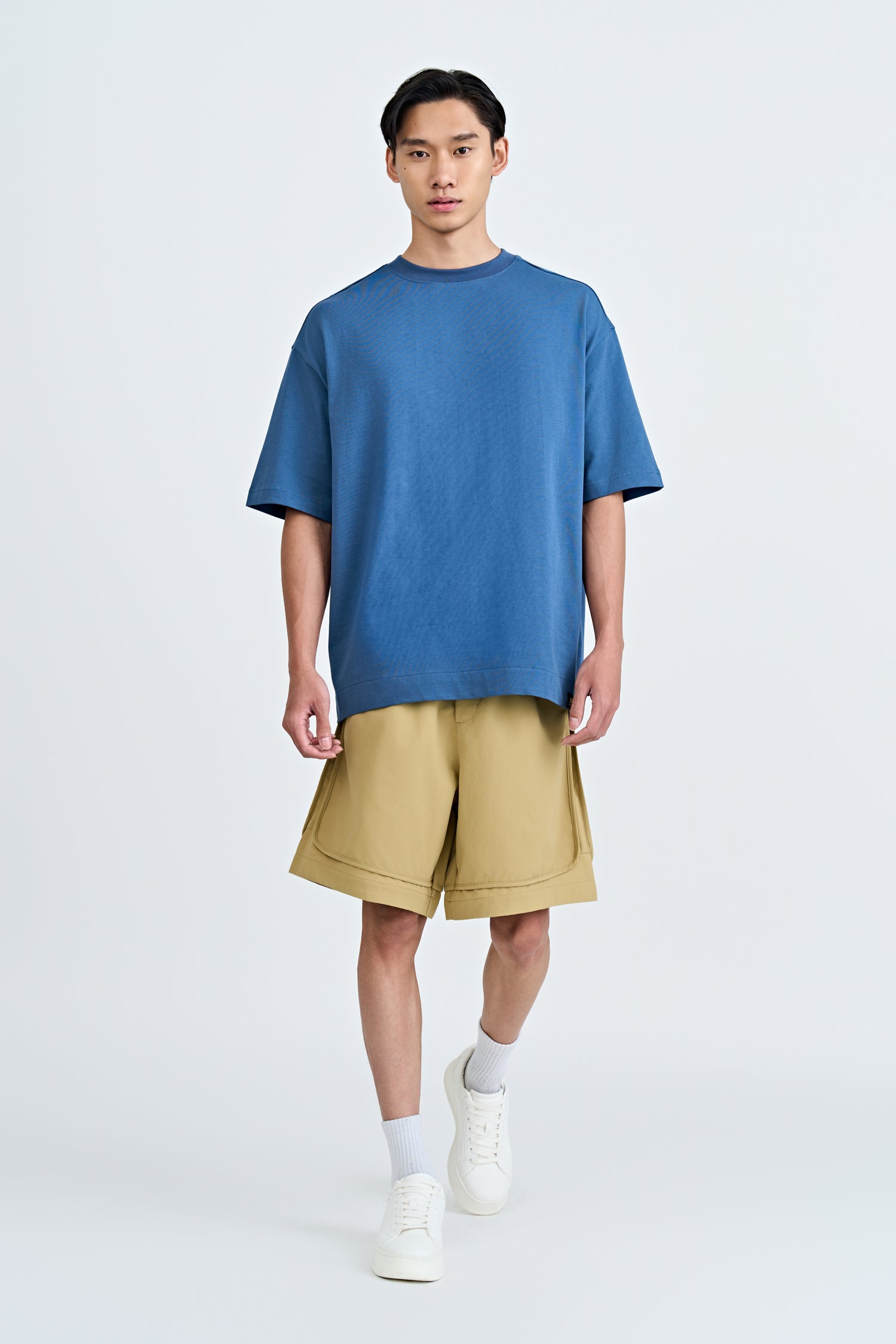 Utility Drawstring Shorts - Khaki