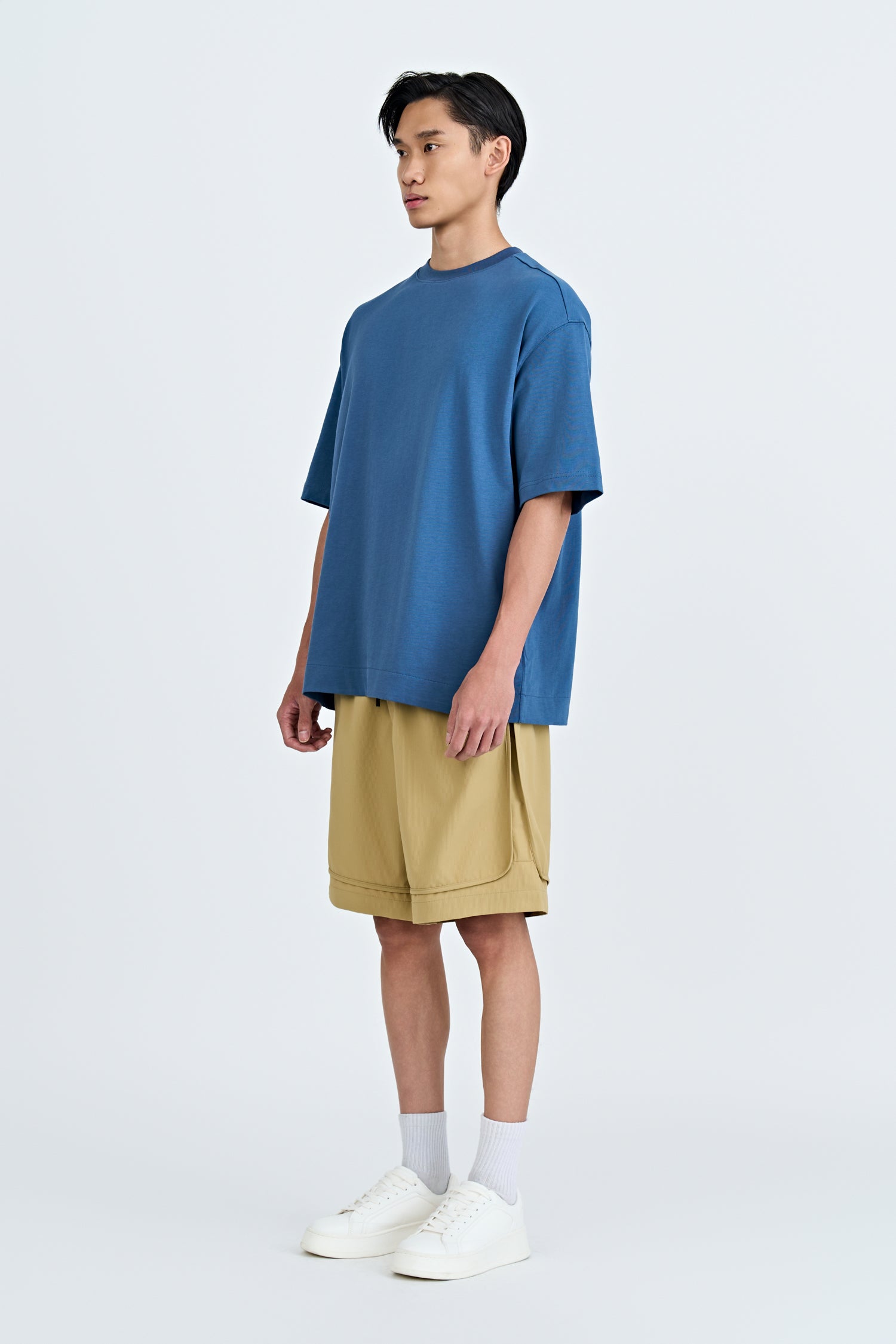 Utility Drawstring Shorts - Khaki