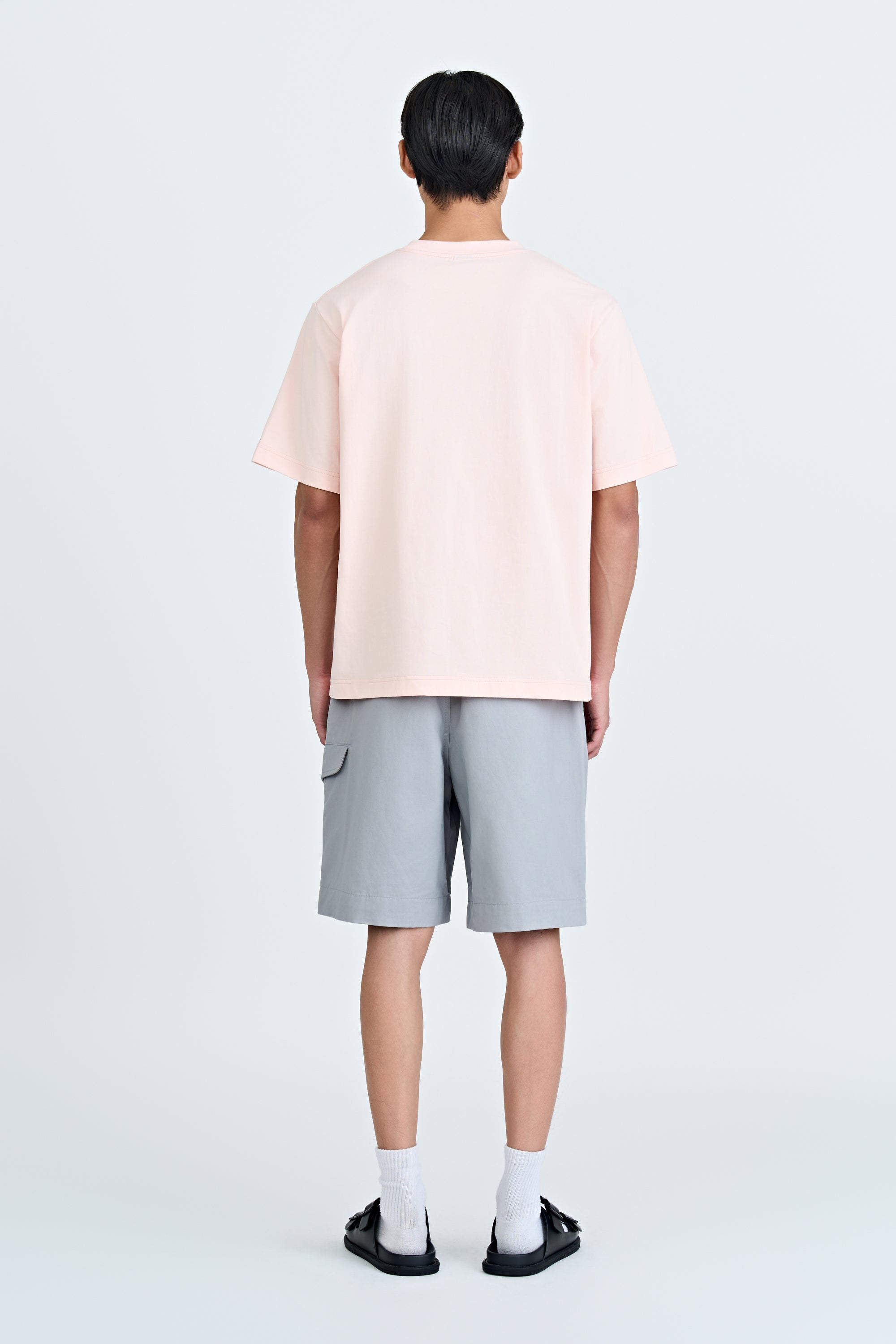 Utility Pleated Bermudas - Grey