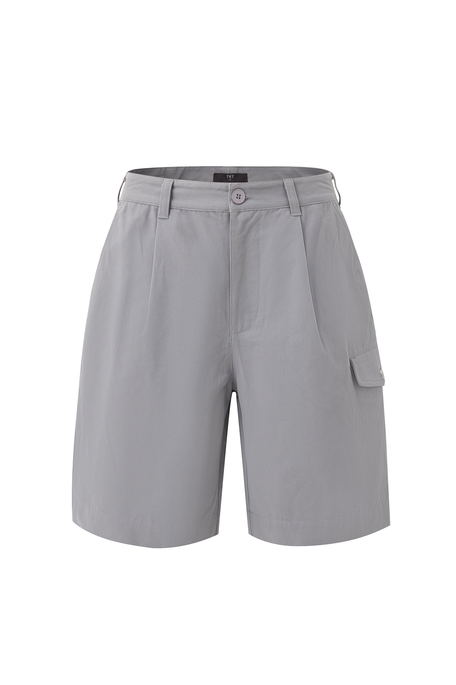 Utility Pleated Bermudas - Grey