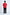 (B) Classic Relaxed-Fit Crew Neck Tee - Crimson
