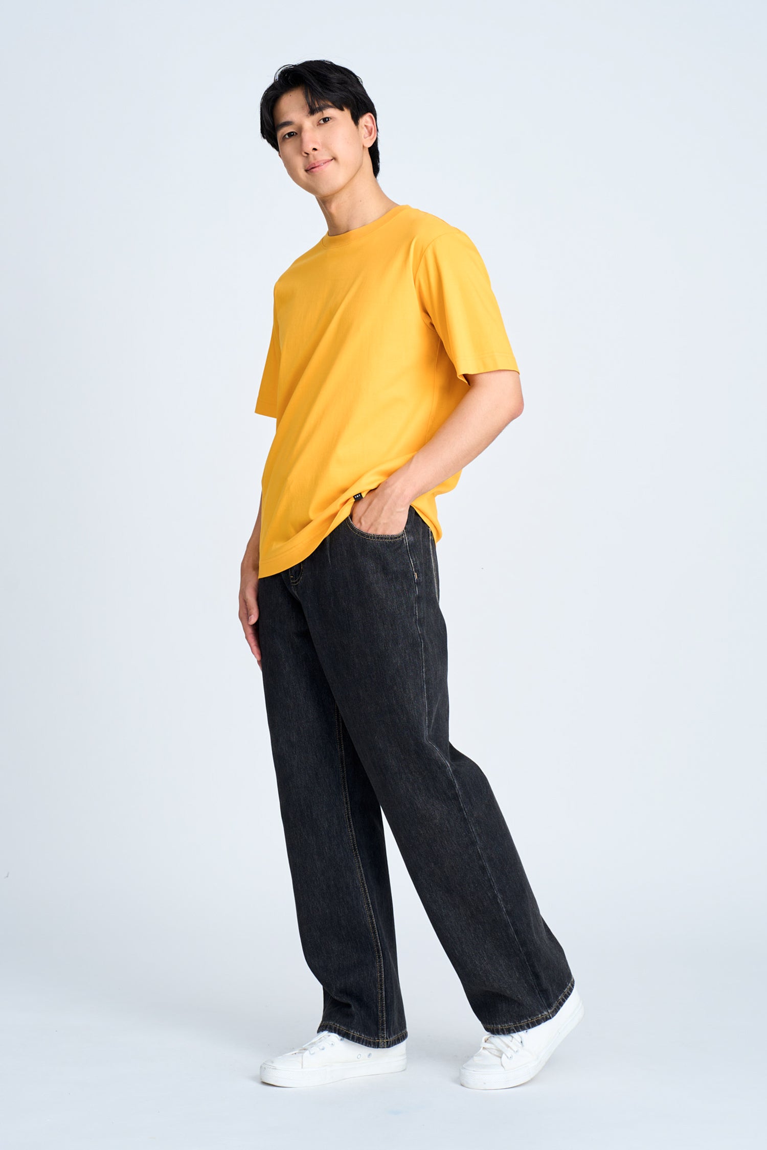 (A) Essential Crew Neck Tee - Sunray [AT]