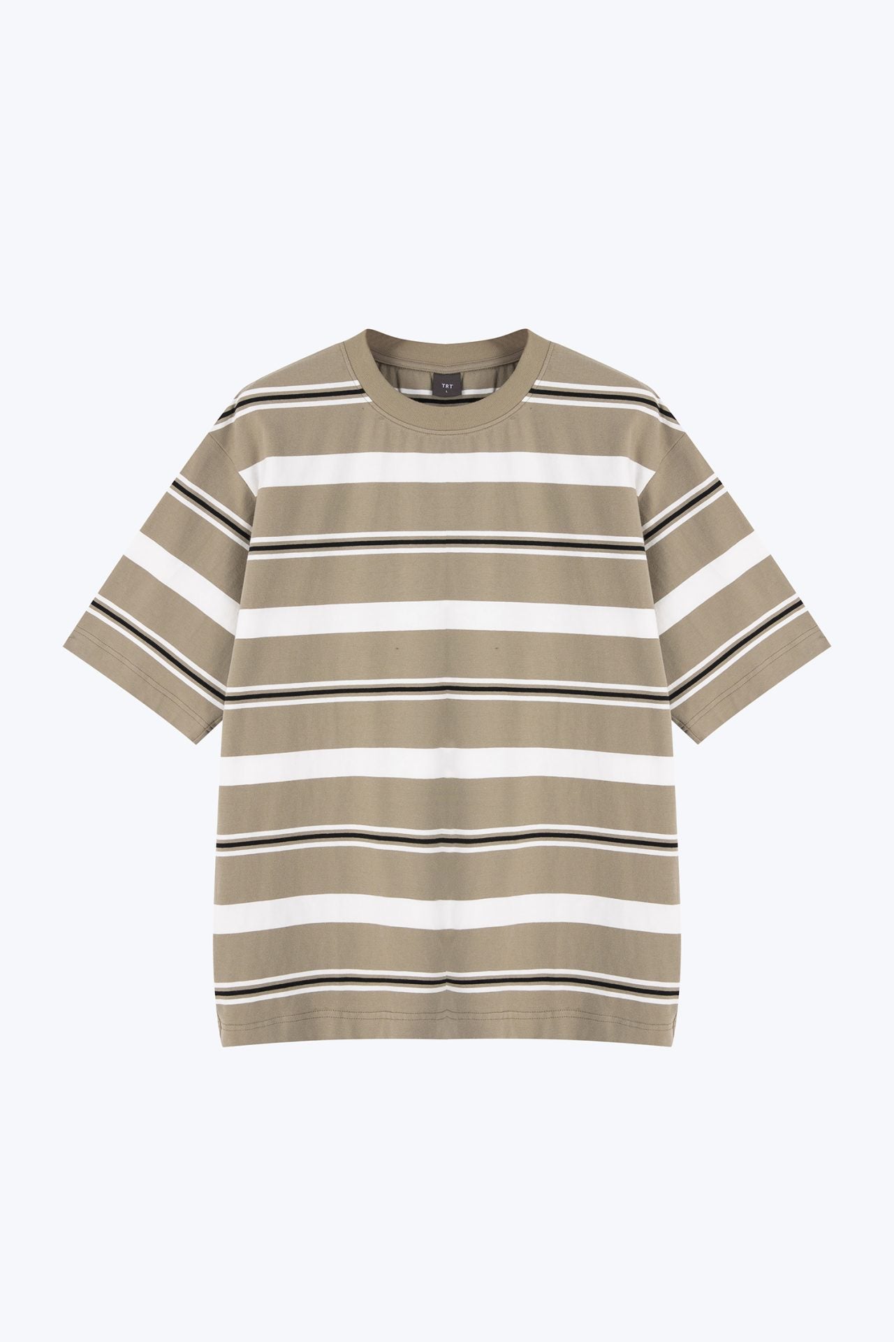 Oversized Wide Regimental Stripes Tee [AT]