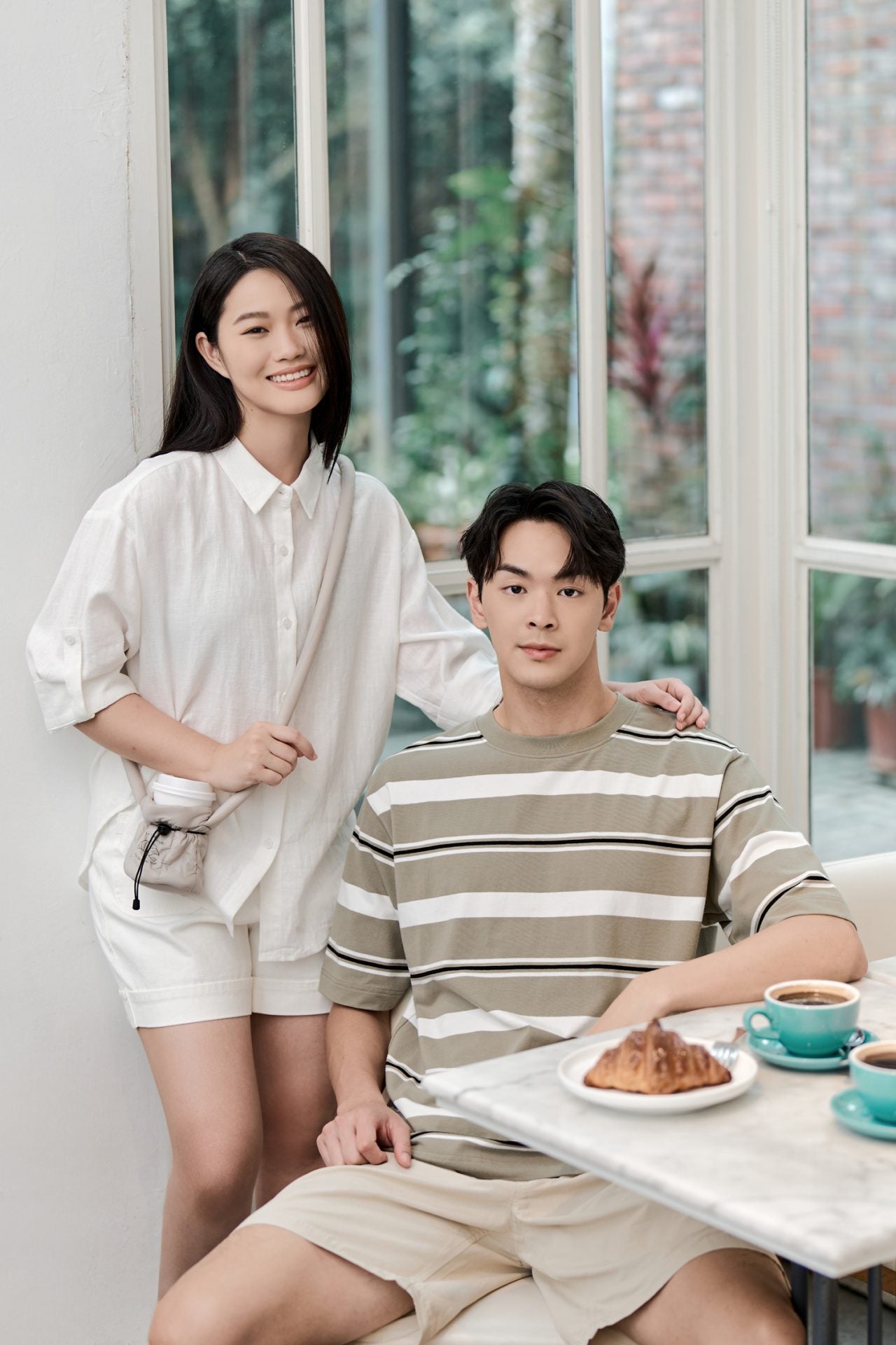 Oversized Wide Regimental Stripes Tee [AT]