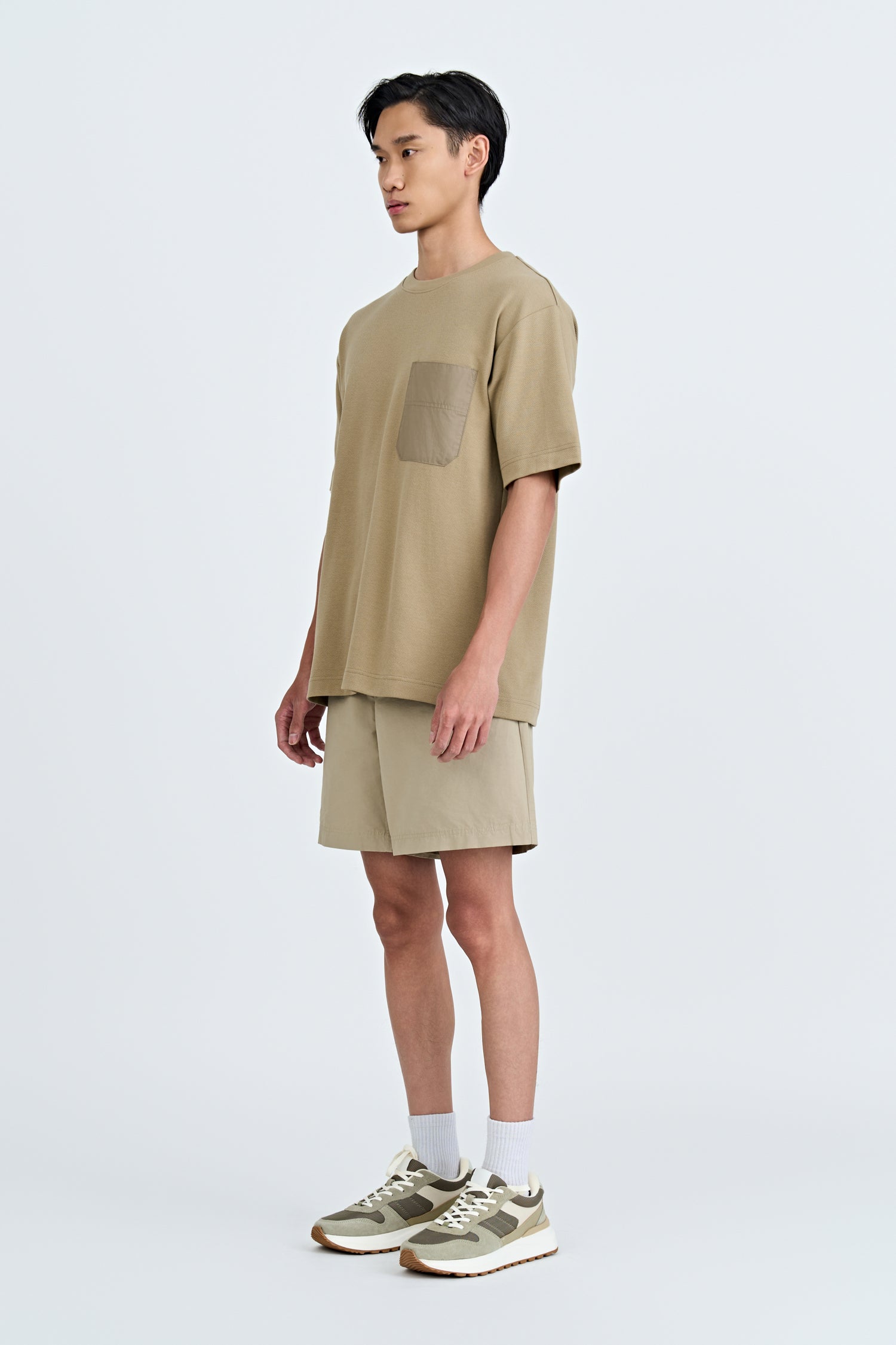 Pocket Tee - Taupe