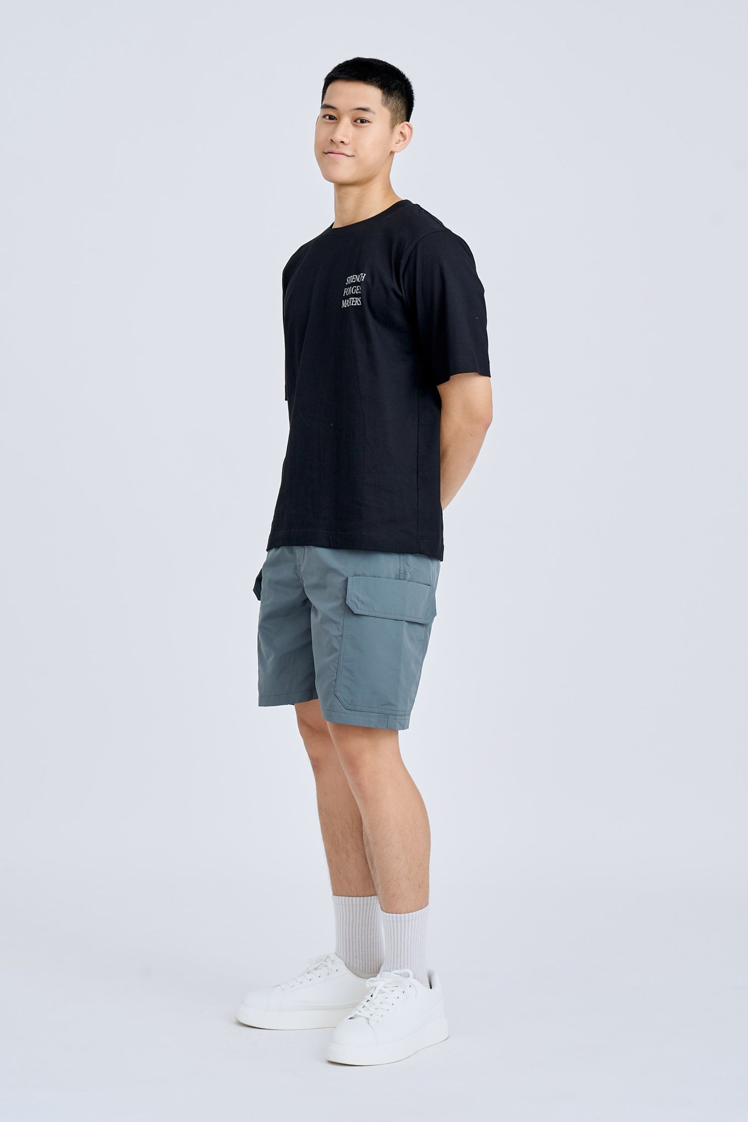 Jersey "Strength Forges Masters" Graphic Tee - Black