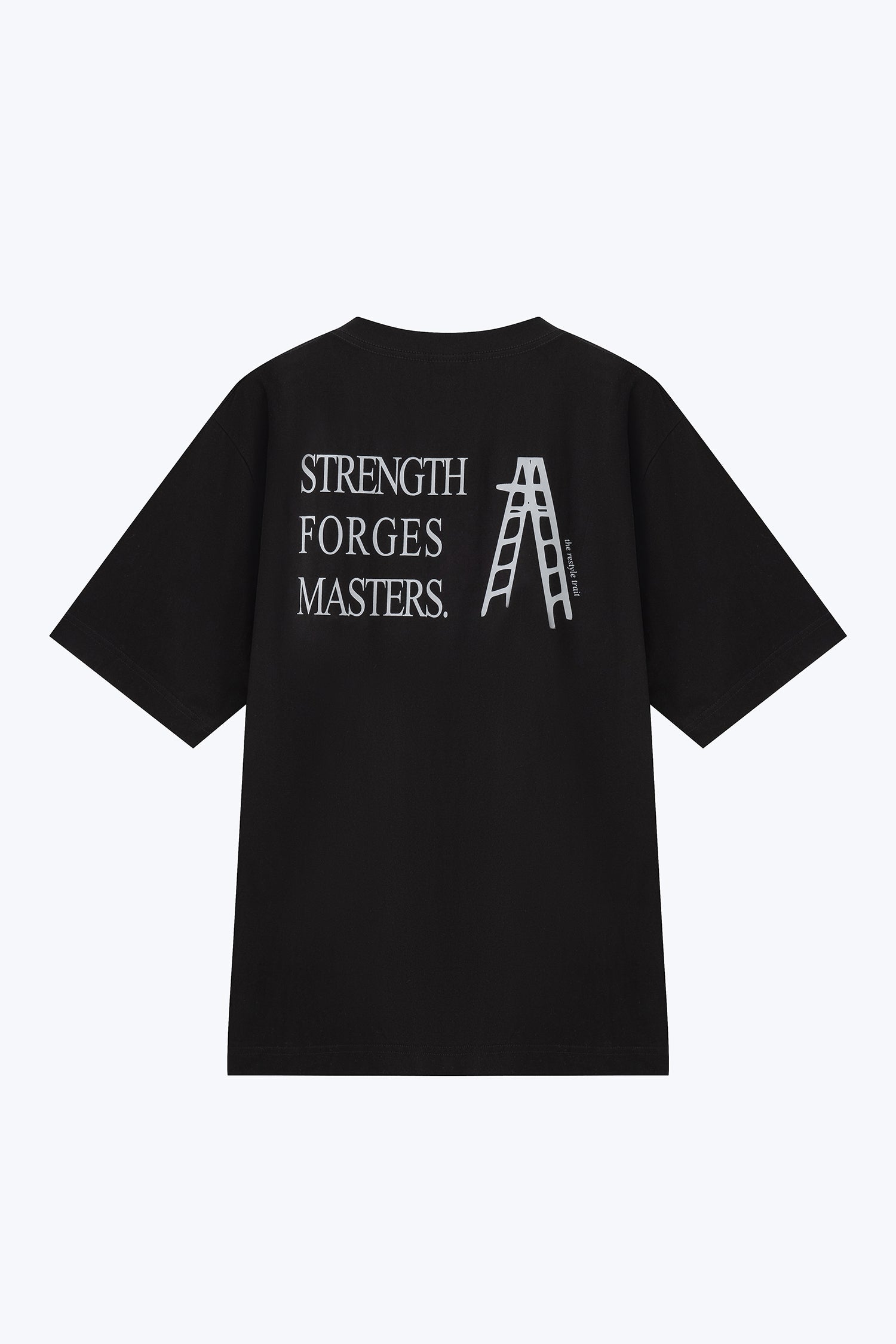 Jersey "Strength Forges Masters" Graphic Tee - Black