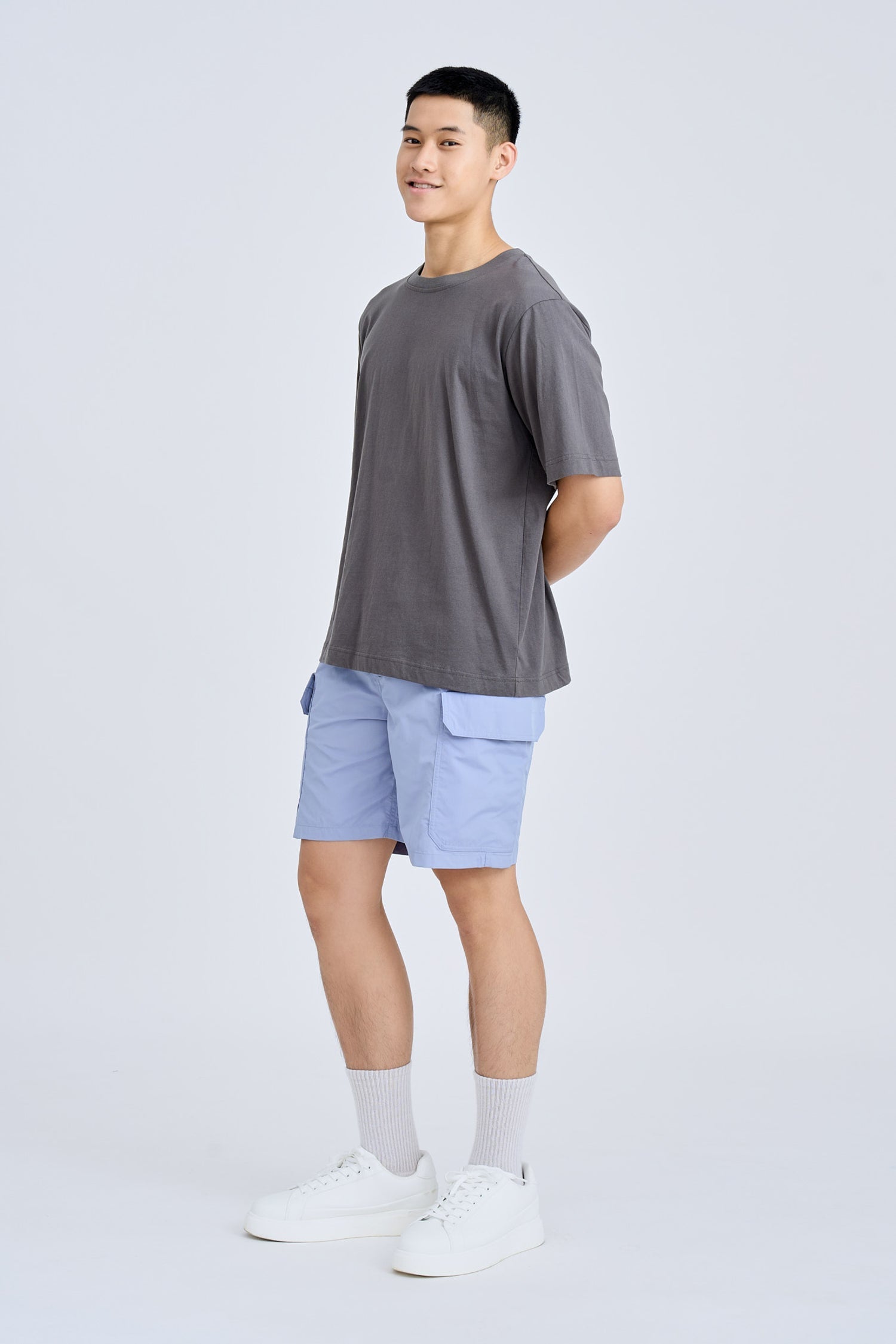 Jersey "Strength Forged In Steel" Graphic Tee - Charcoal [AT]