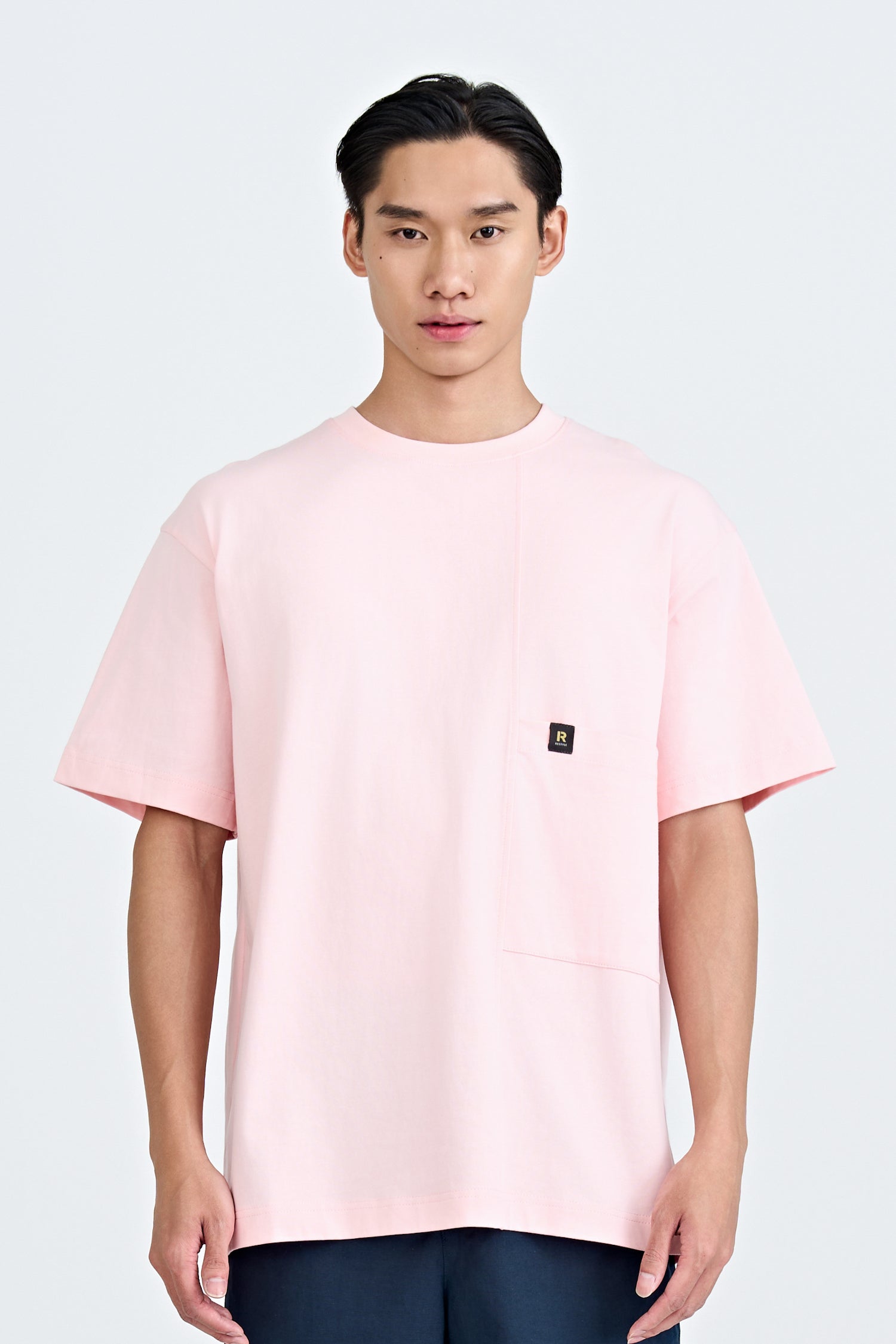 Waist Pocket Tee - Blush