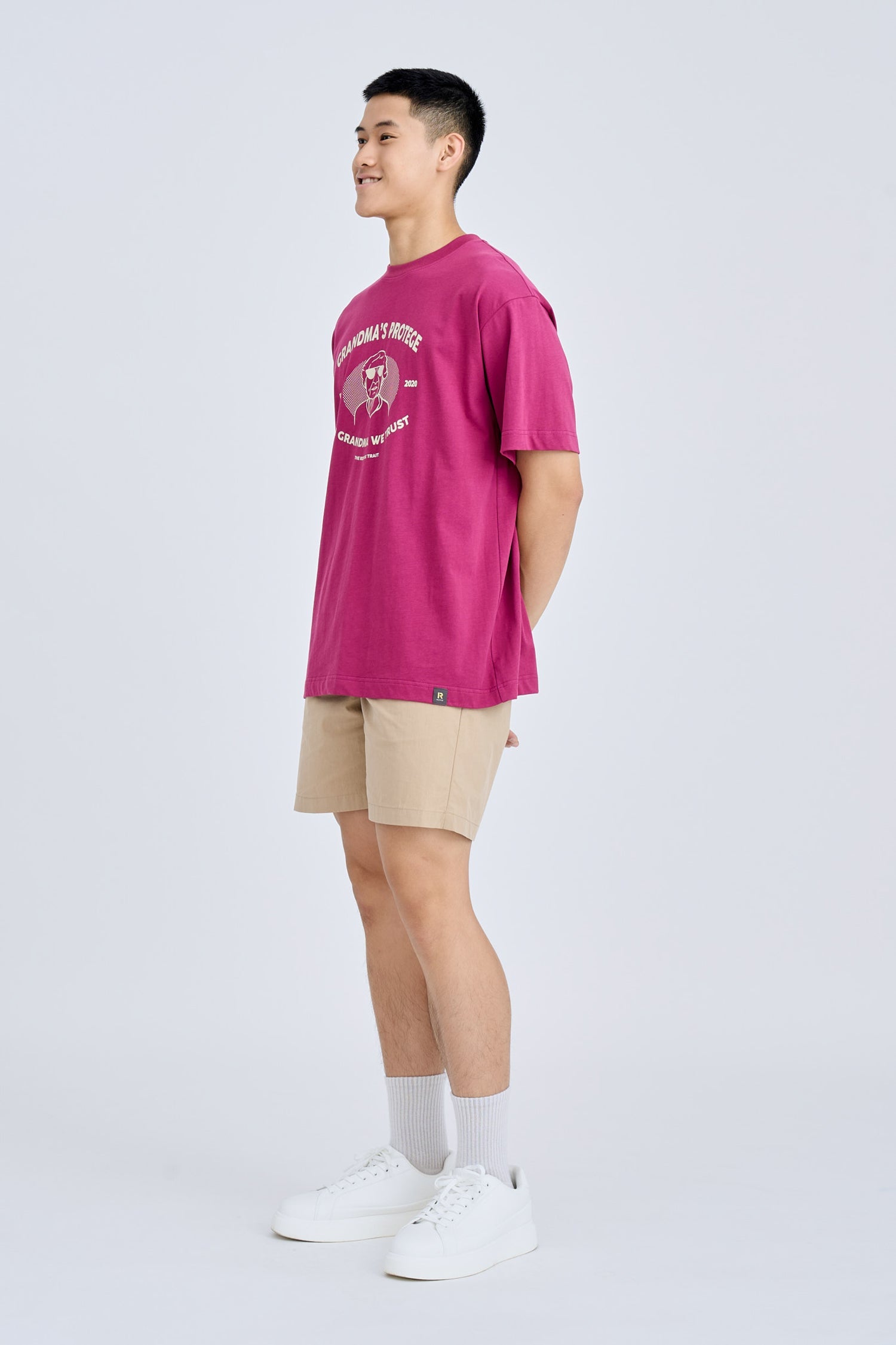 Jersey ?€?Grandma's Prot??g???€? Graphic Tee - Plum [AT]