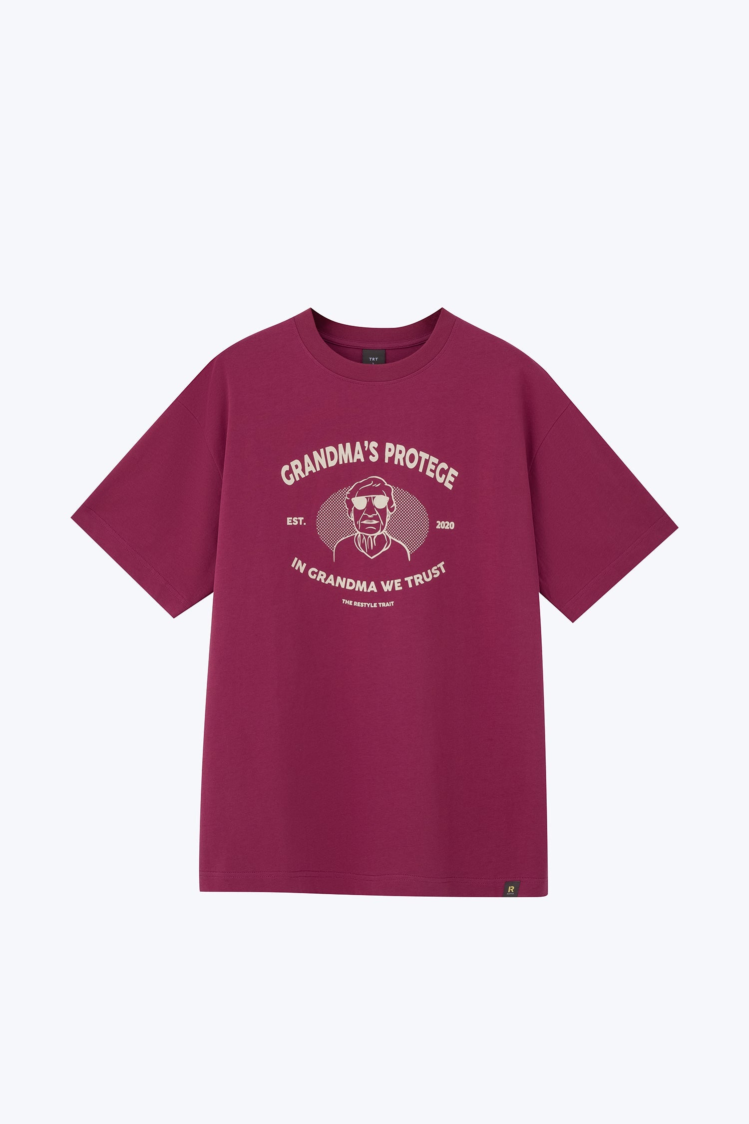 Jersey ?€?Grandma's Prot??g???€? Graphic Tee - Plum [AT]