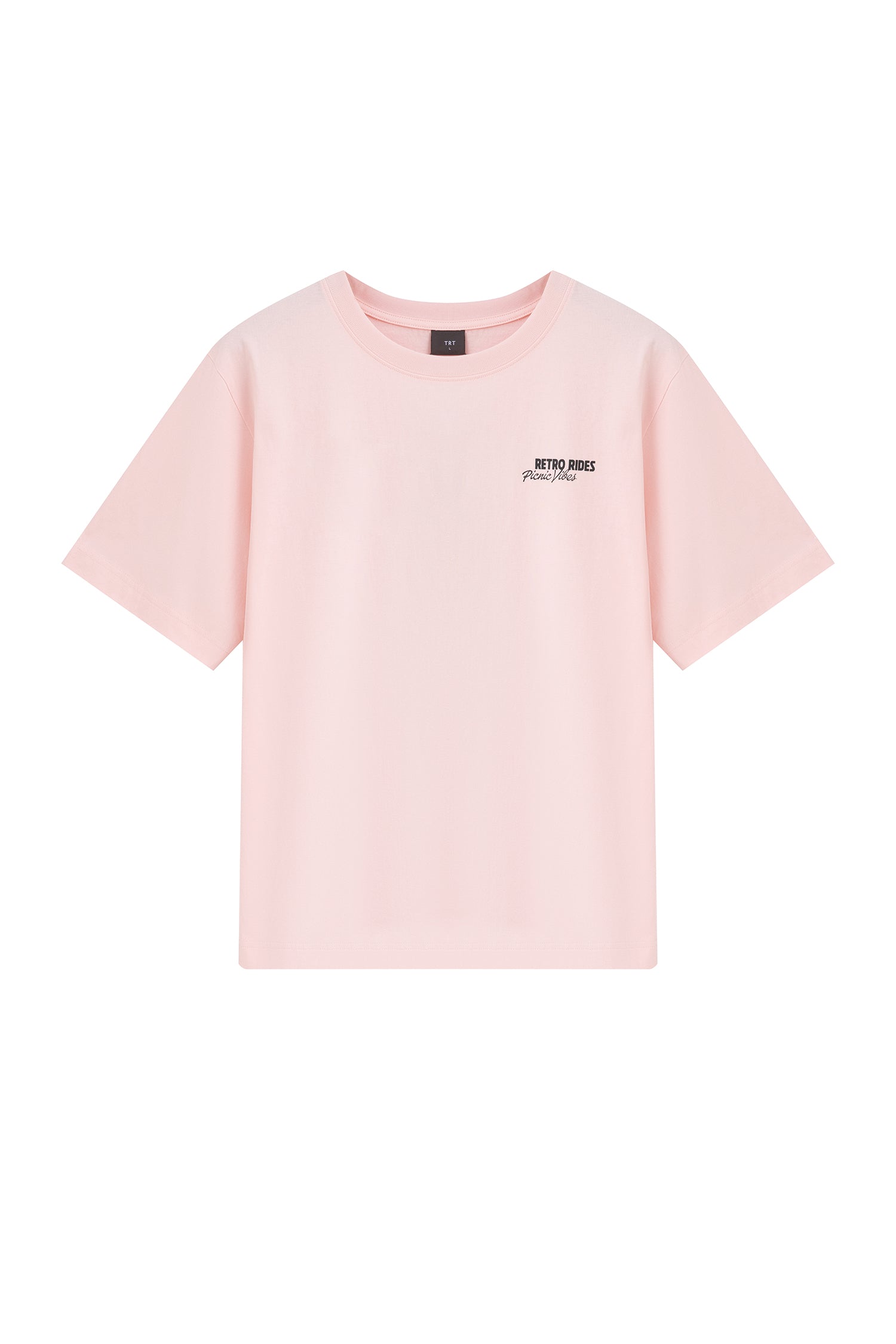 (A) Jersey "Picnic Vibes" Graphic Tee - Blush