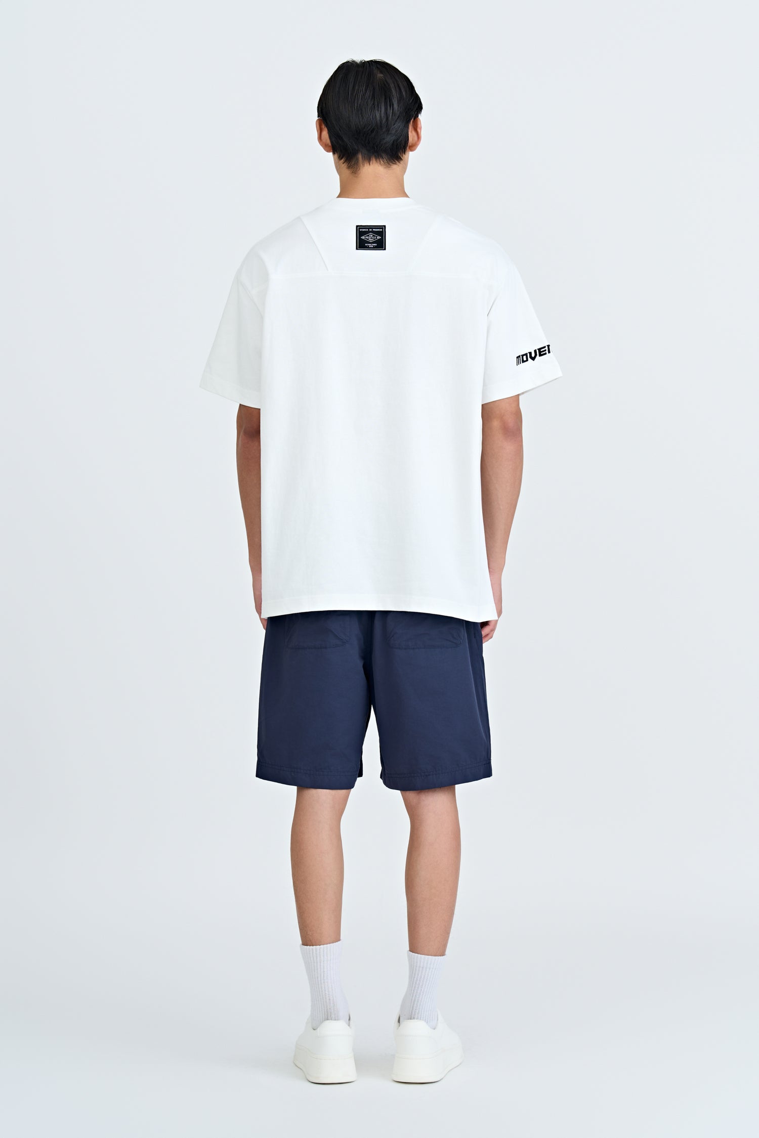 "Stories In Motion" Embroidery Tee - Cream