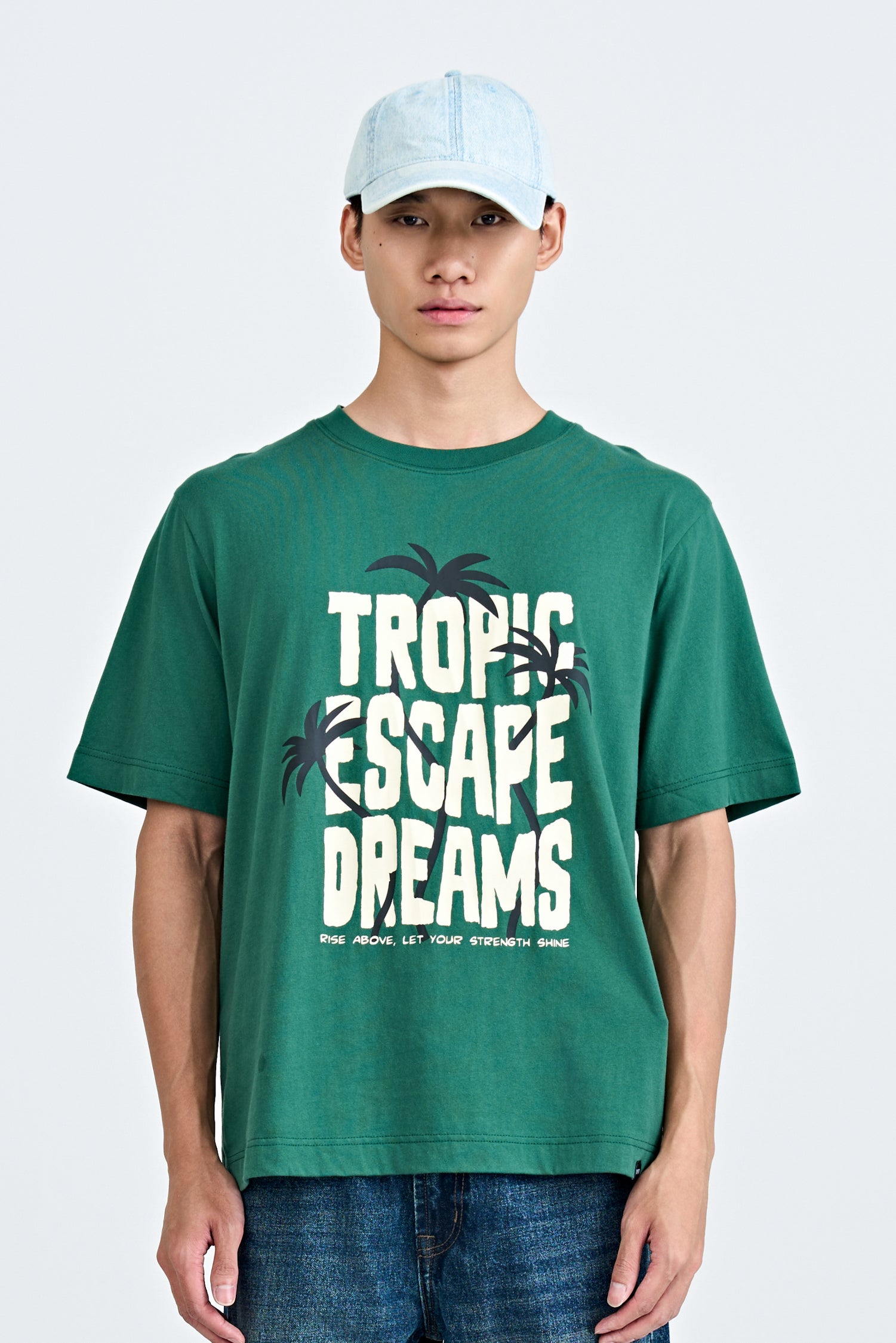 (A) Jersey "Tropic Escape Dreams" - Dark Green