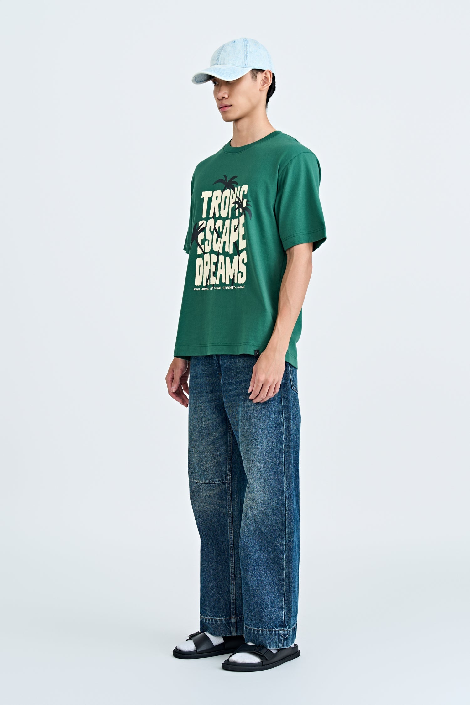 (A) Jersey "Tropic Escape Dreams" - Dark Green