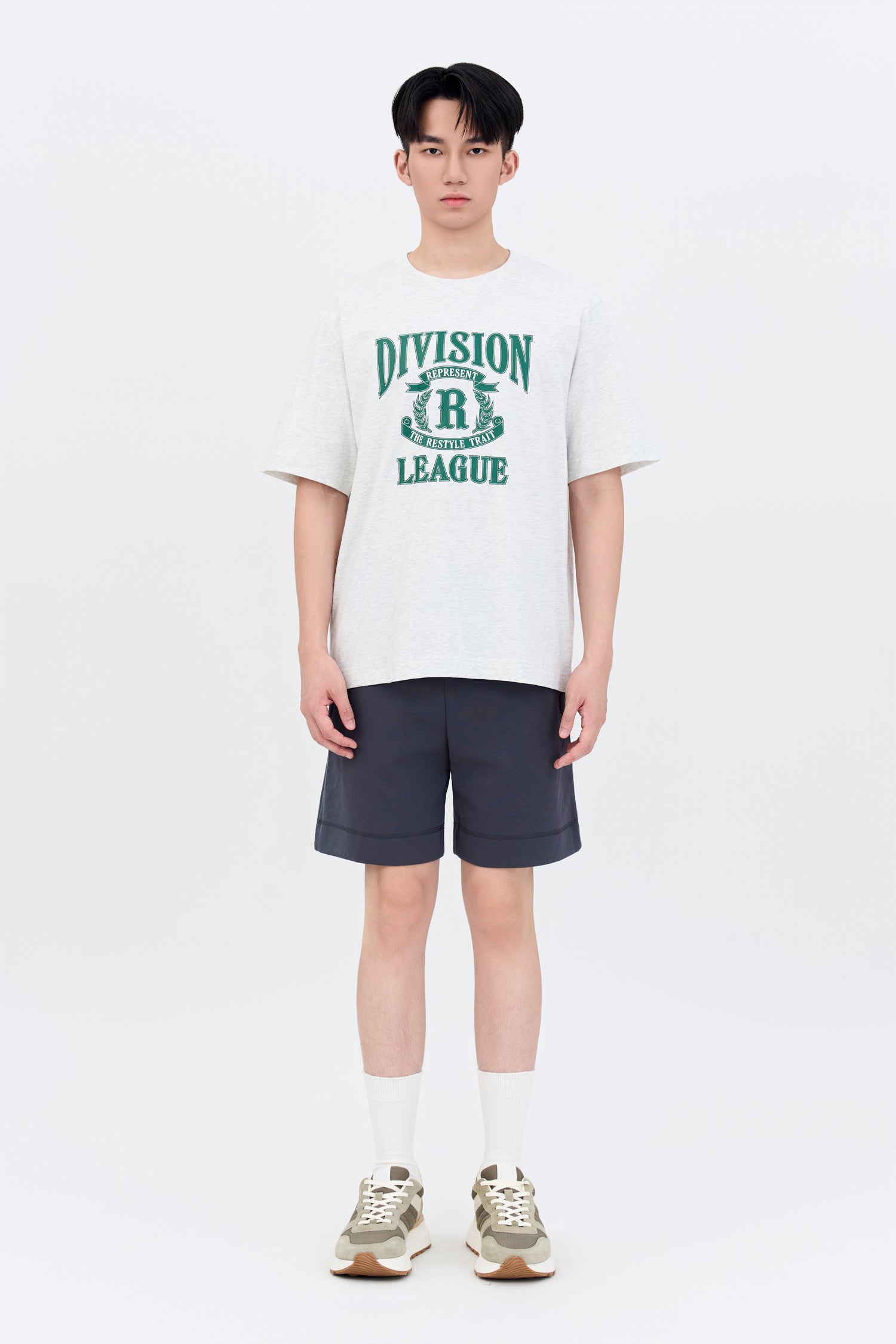 TRT Division League Tee - Heather Grey