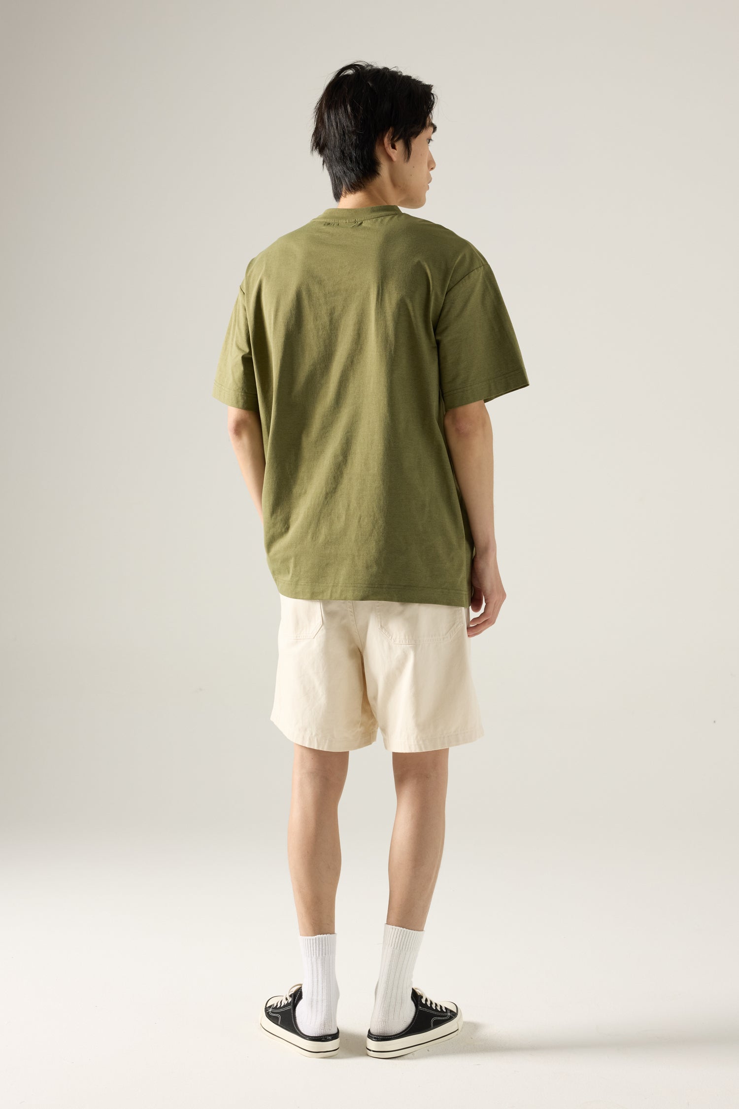 (C) Flap Pocket Tee - Olive