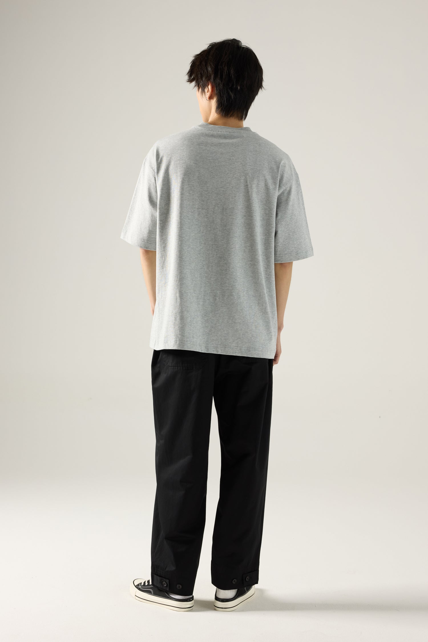 (C) Utility Panel Tee - Heather Grey