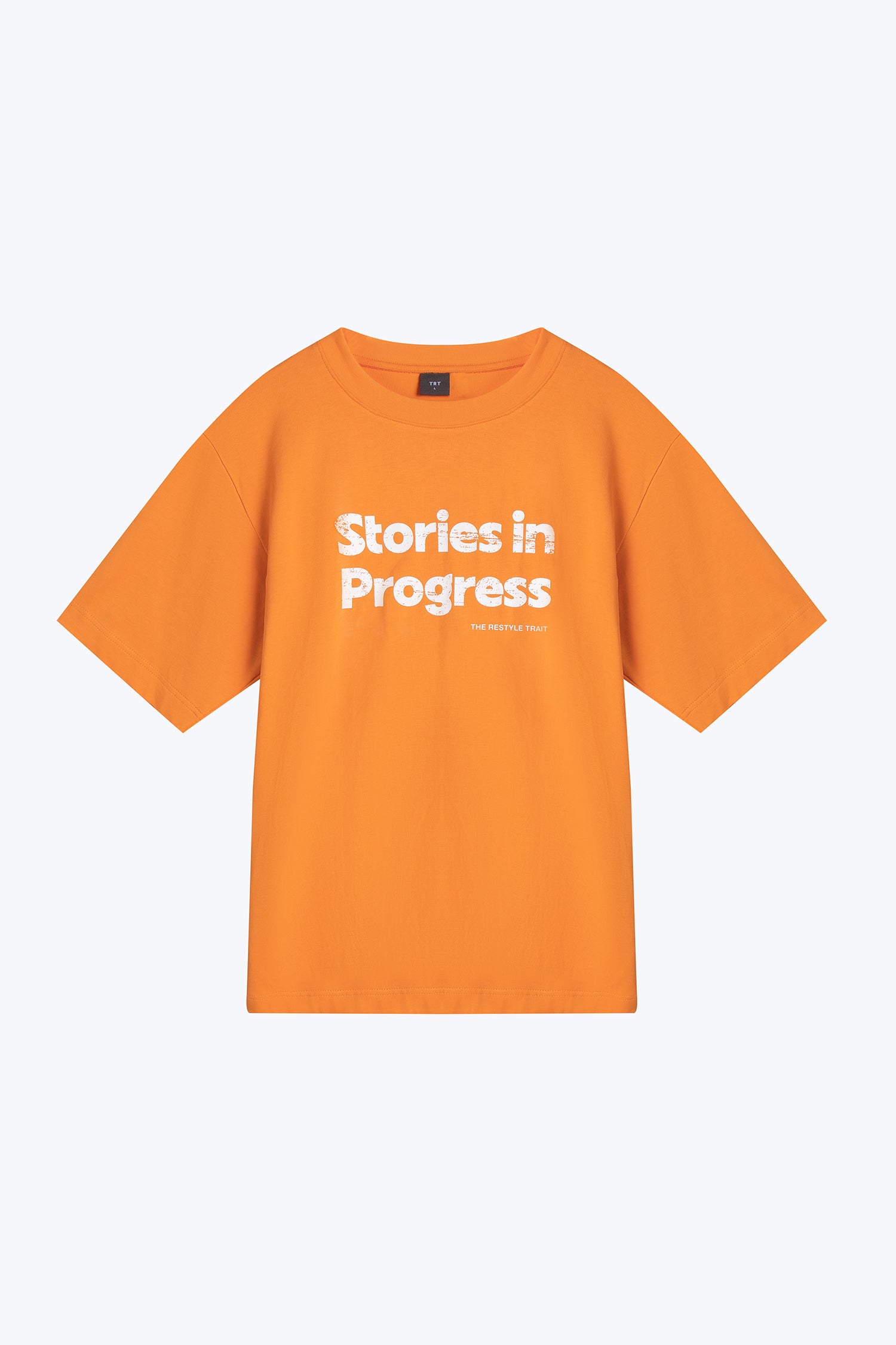 (A) Stories In Progress Graphic Tee - Orange