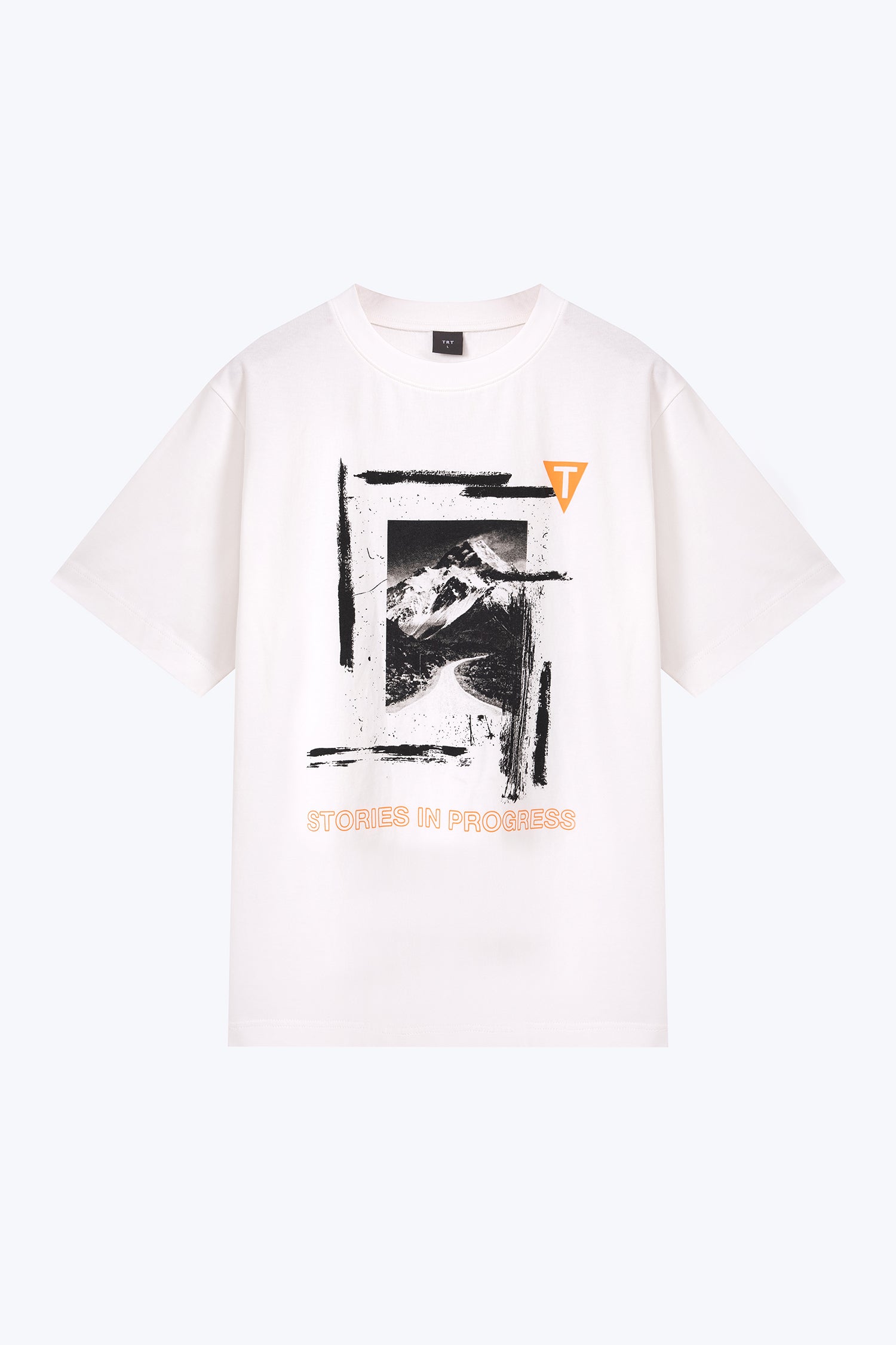 (A) Mountain Frame Graphic Tee - Cream