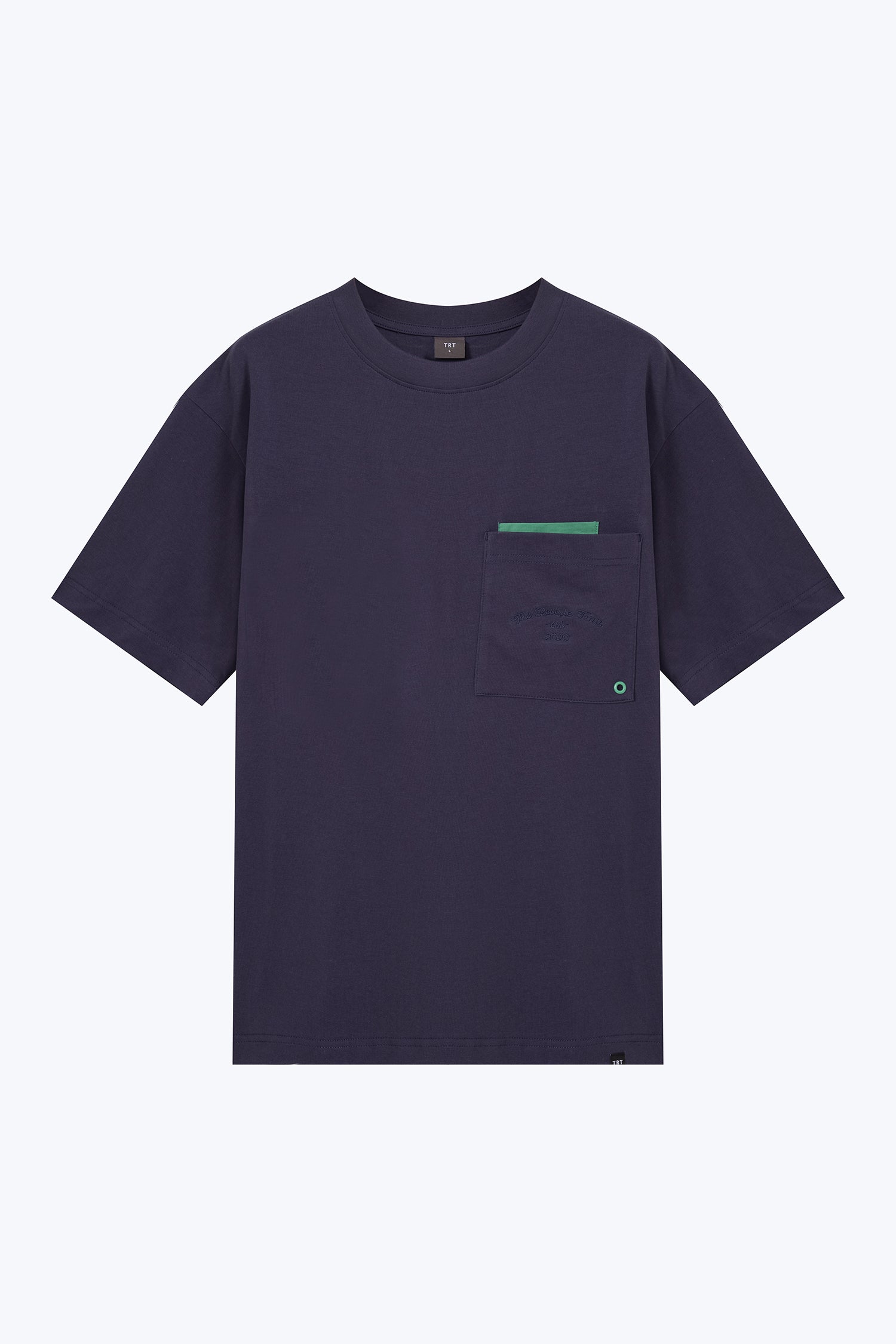 (B) Double Pocket Tee - Navy