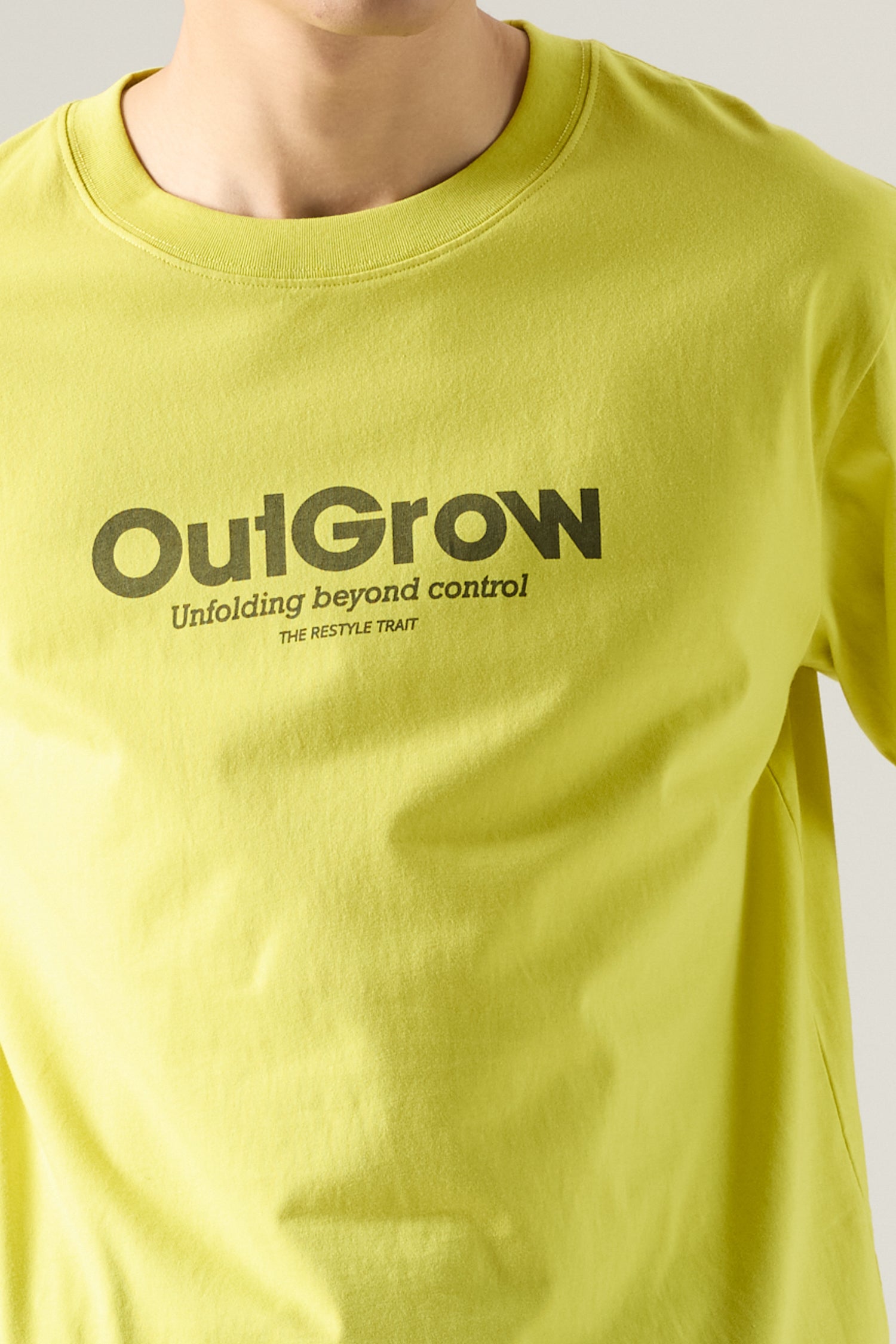 (A) OutGrow Graphic Tee - Neon Green