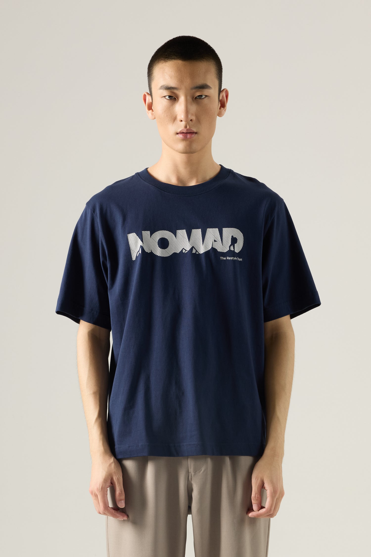 (A) Nomad Graphic Tee - Navy