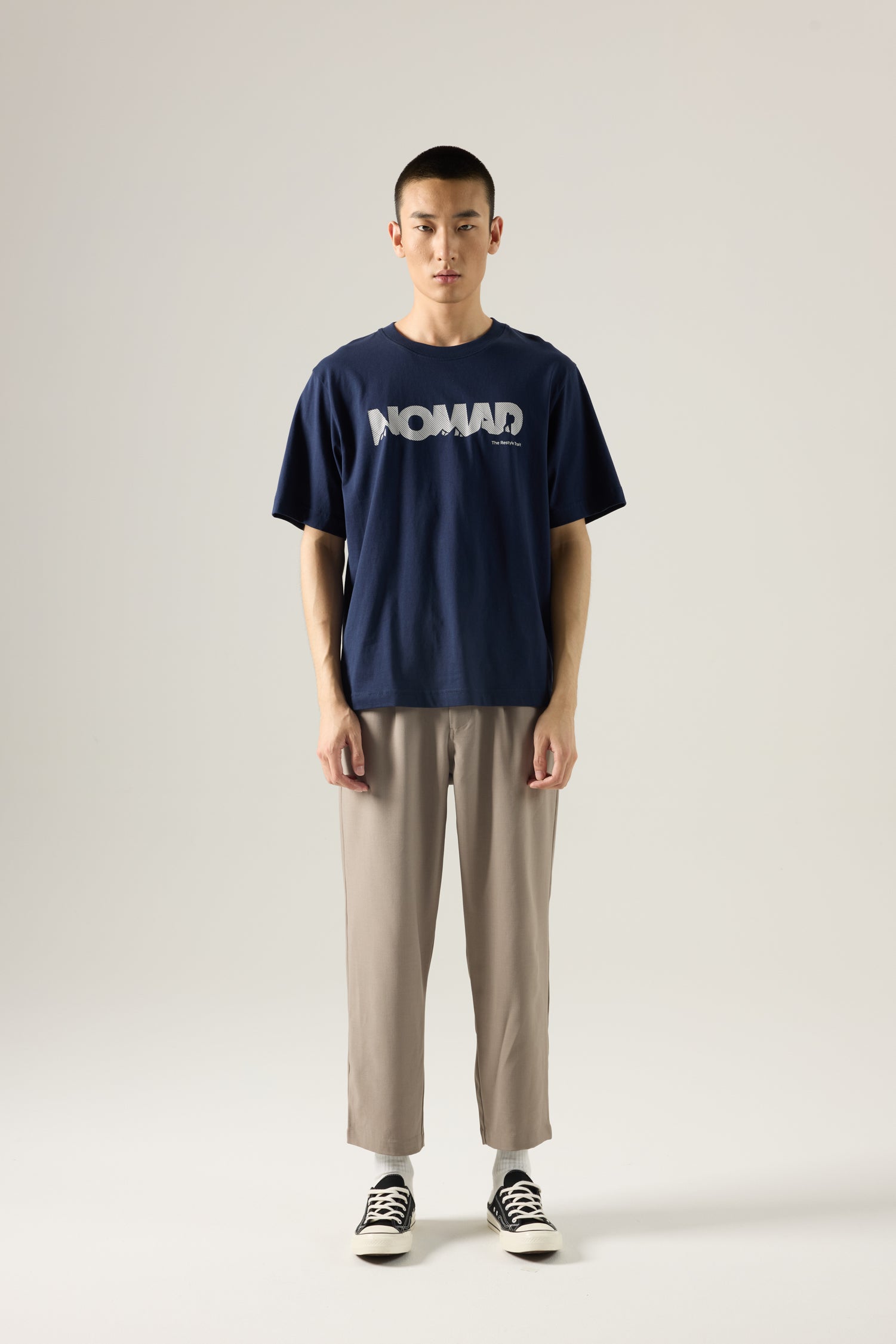 (A) Nomad Graphic Tee - Navy