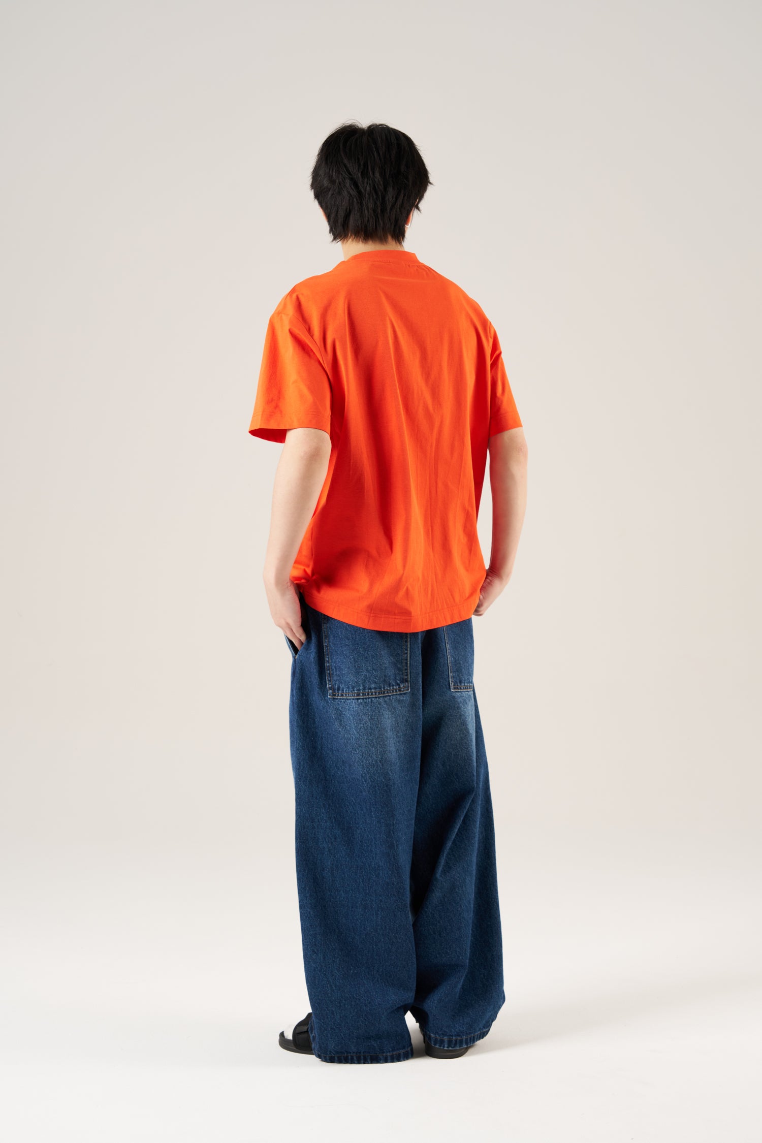 (C) Flap Pocket Tee - Vermillion