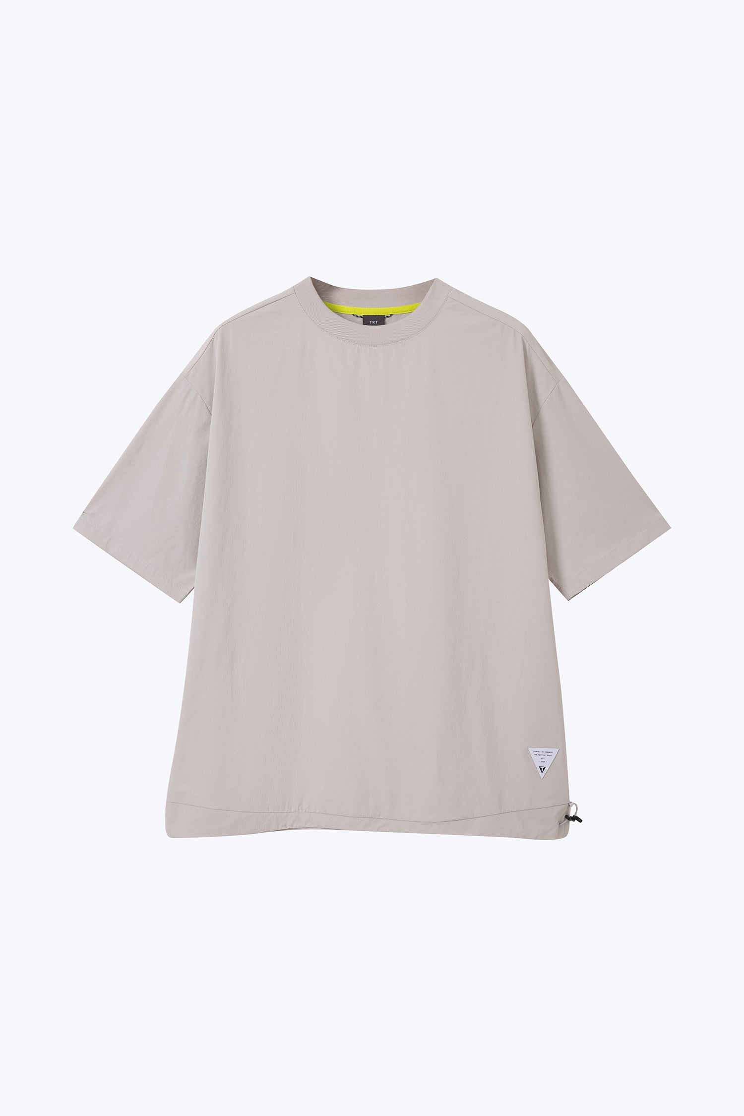 (C) Utility Panel Drawstring Tee - Sand
