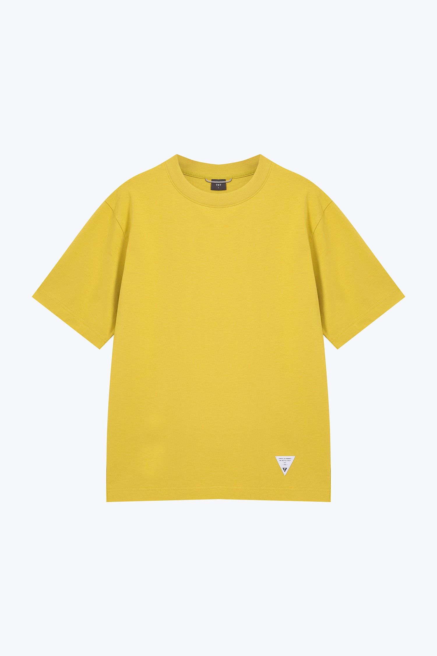 (A) Essential Crew Neck Tee - Chartreuse