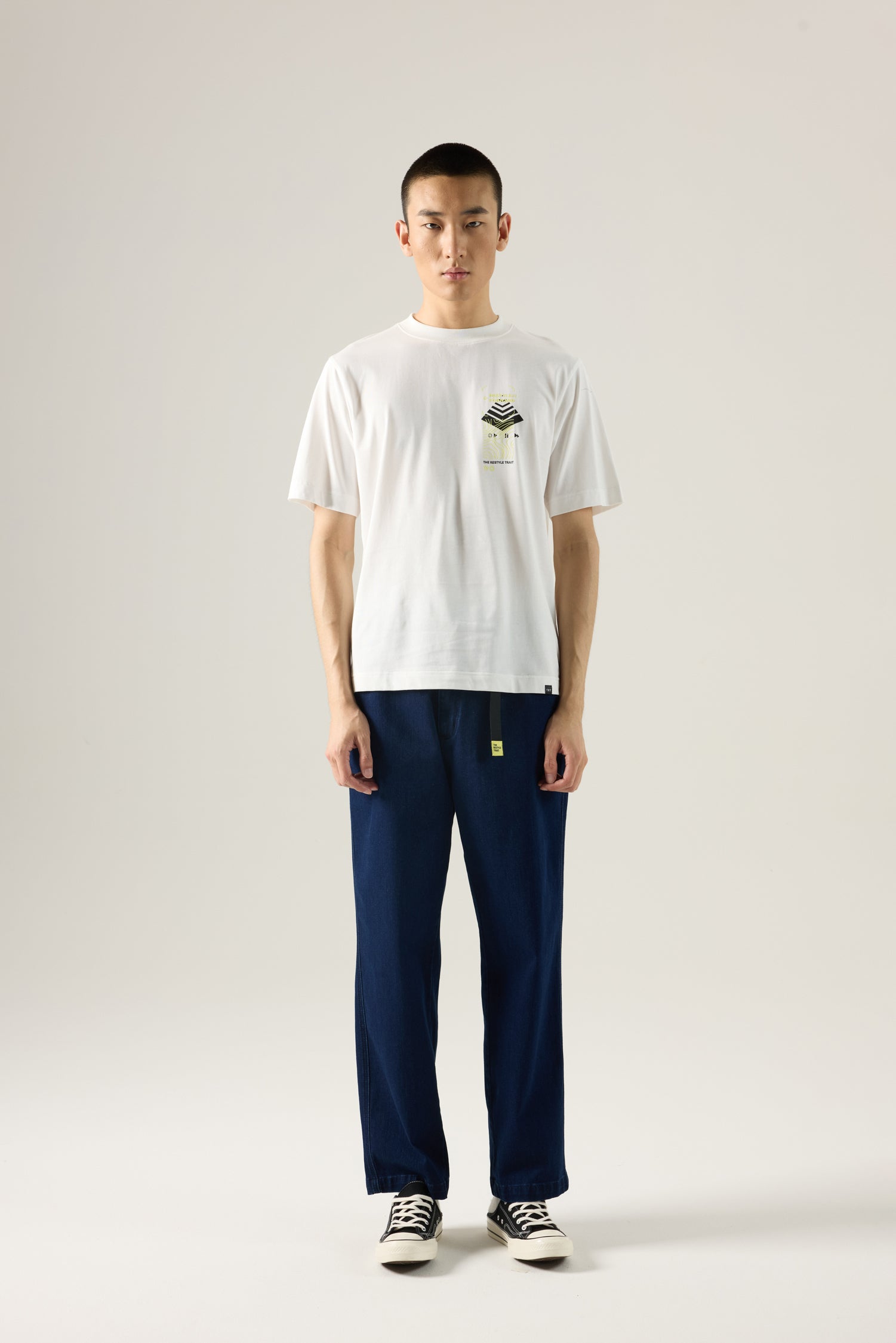 (A) Restyle Forward Graphic Tee - Cream