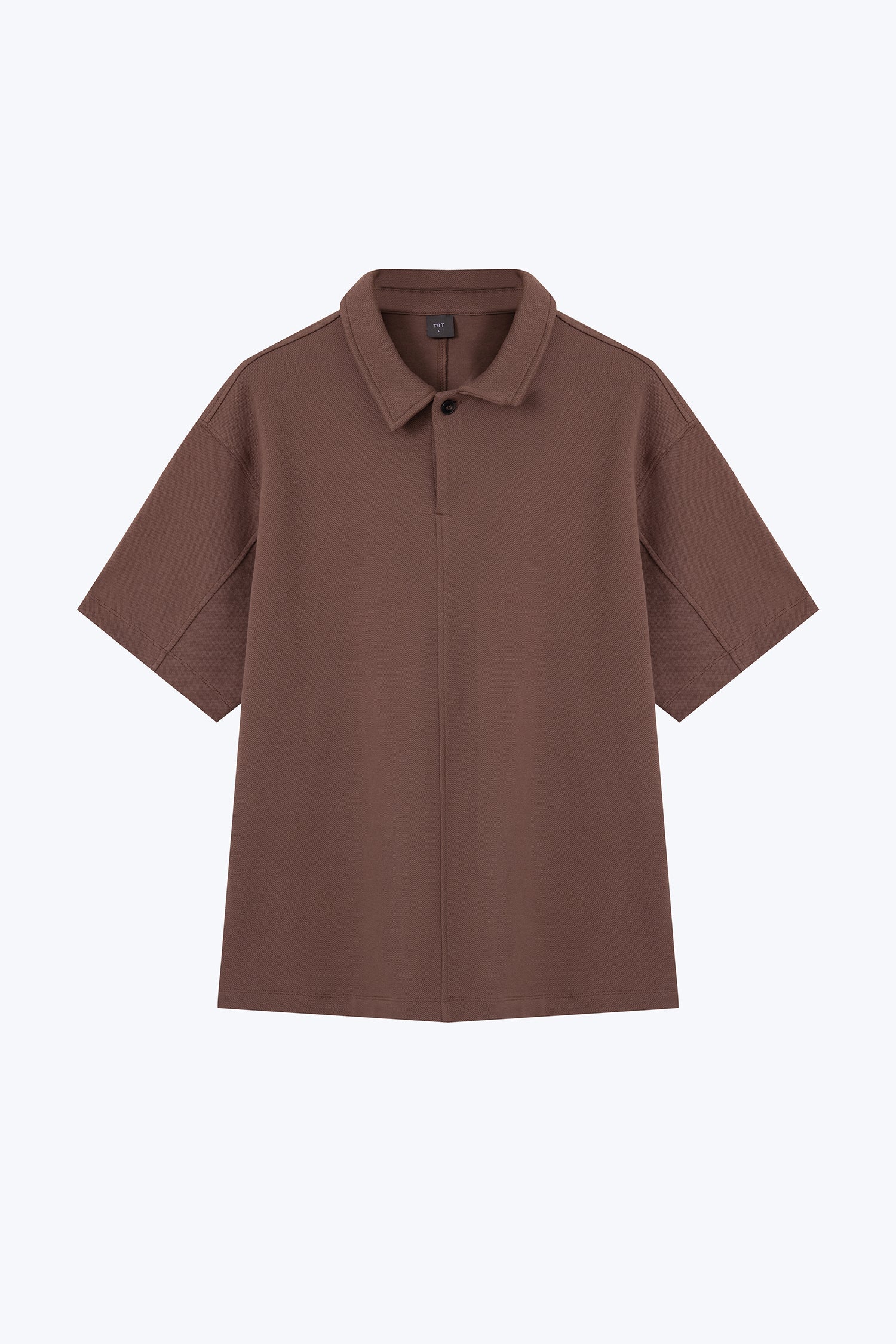 Relaxed Cotton/Poly Polo - Cocoa