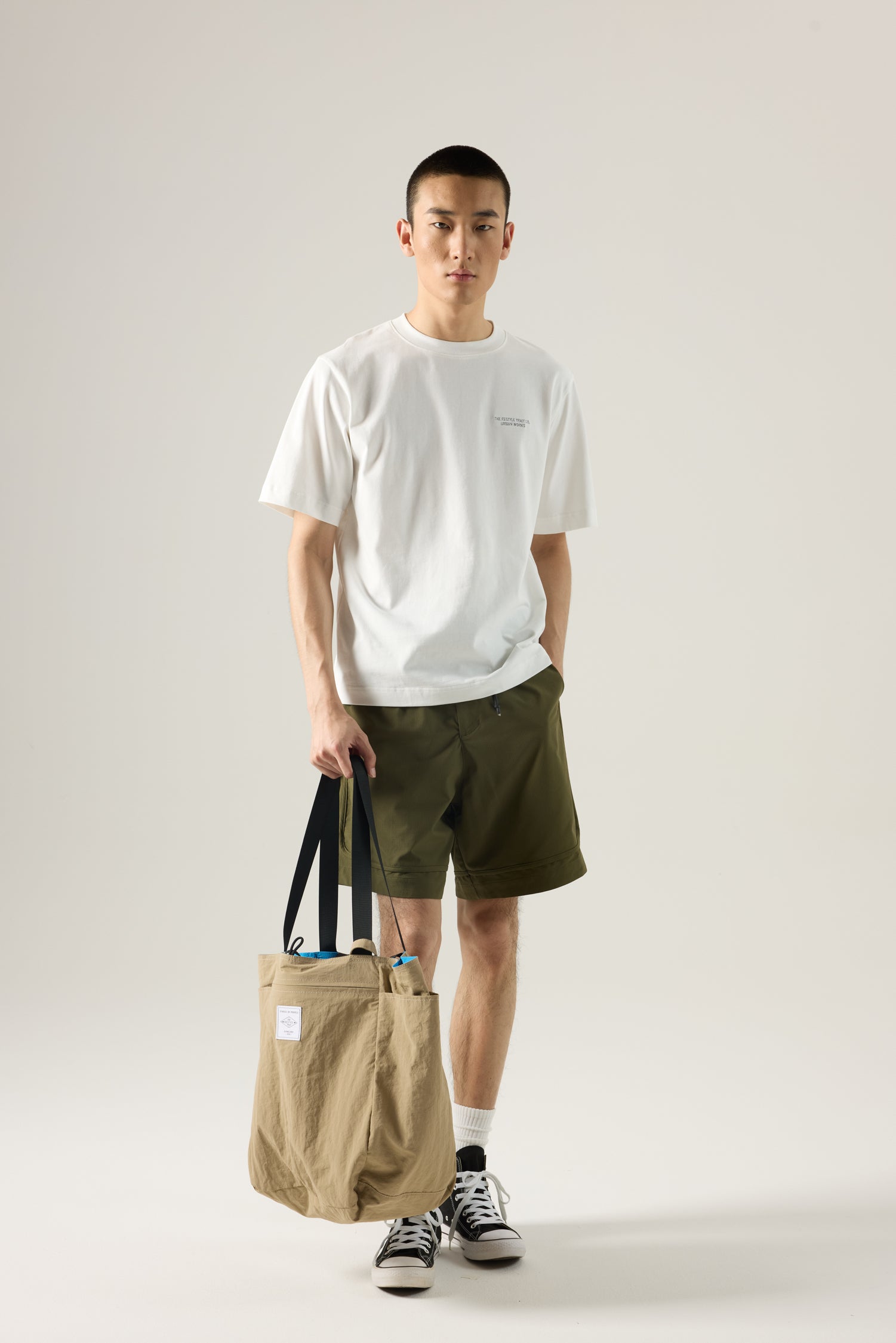 "Ascend" Graphic Tee - Cream