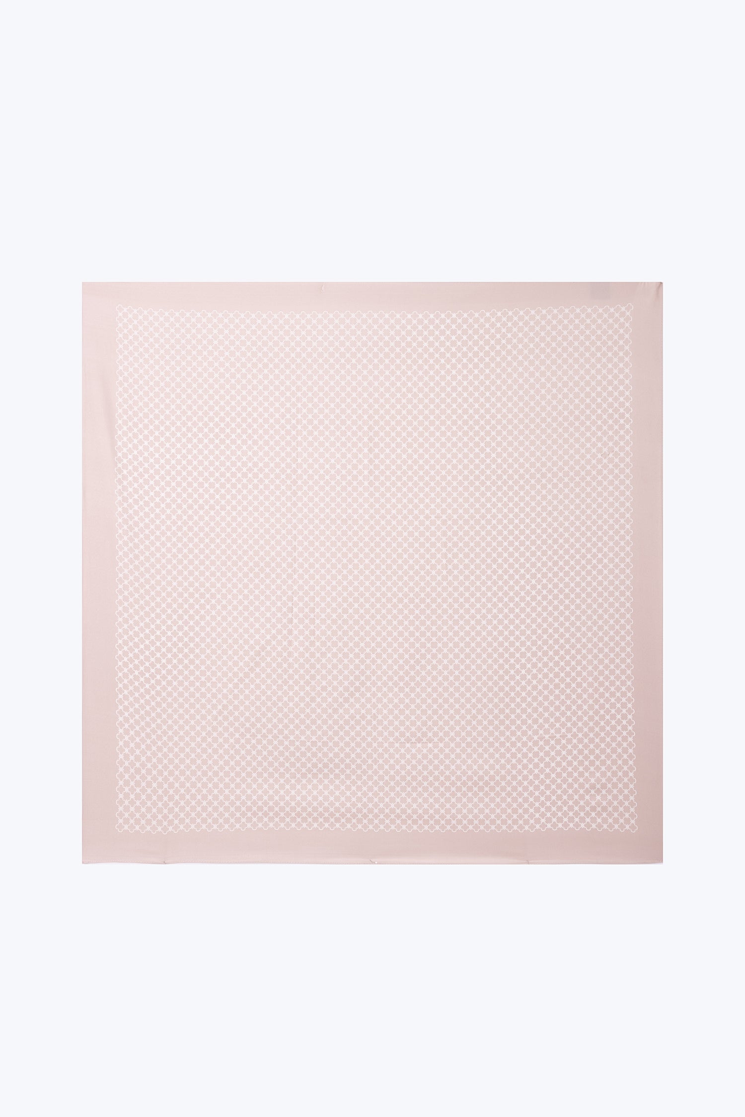 Monogram Pattern Square Scarf - Sand