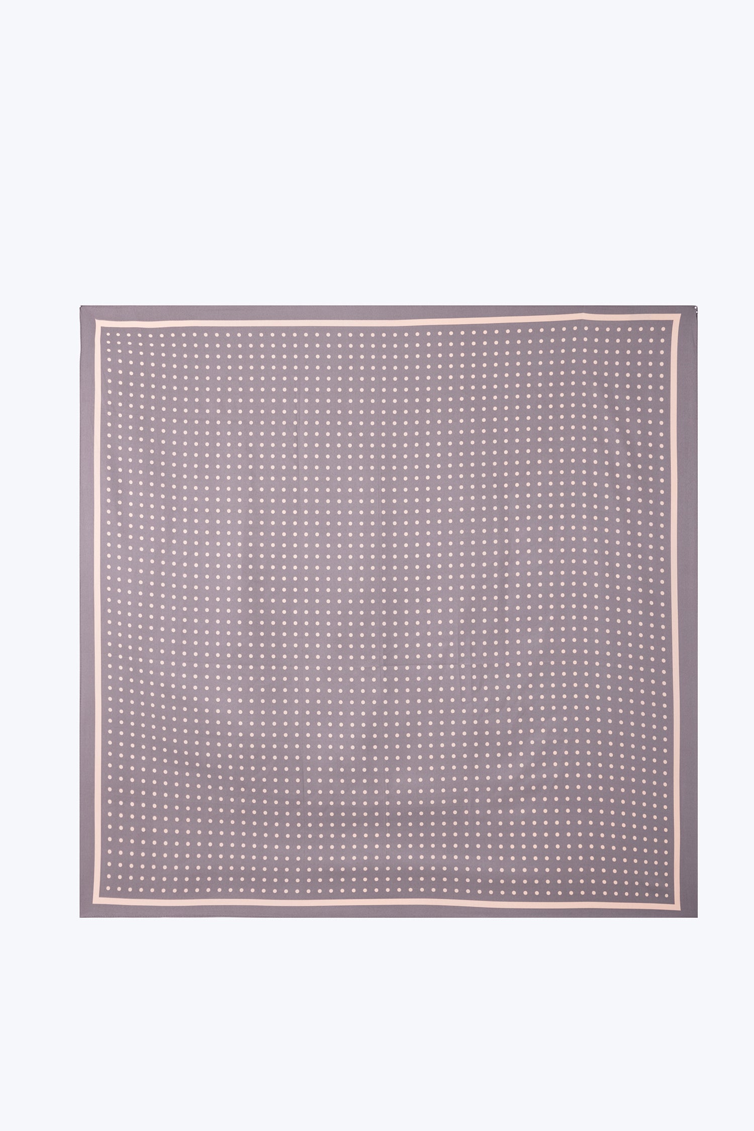Polka Dots Scarf - Light Grey