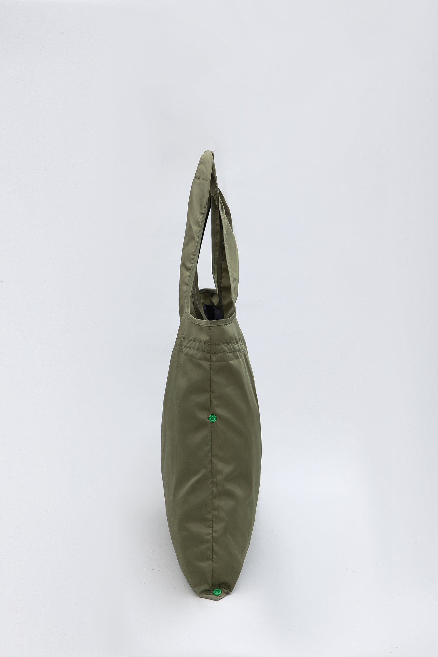Nylon Foldable Tote - Army Green