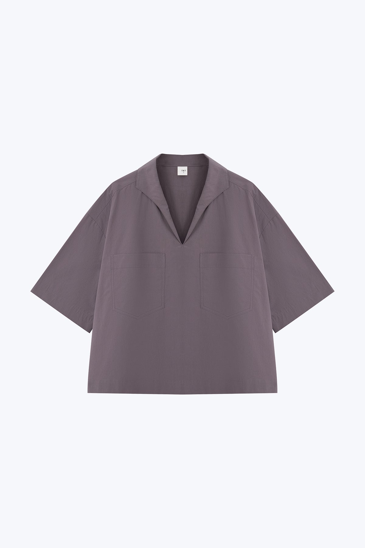 Patch Pocket Blouse - Charcoal