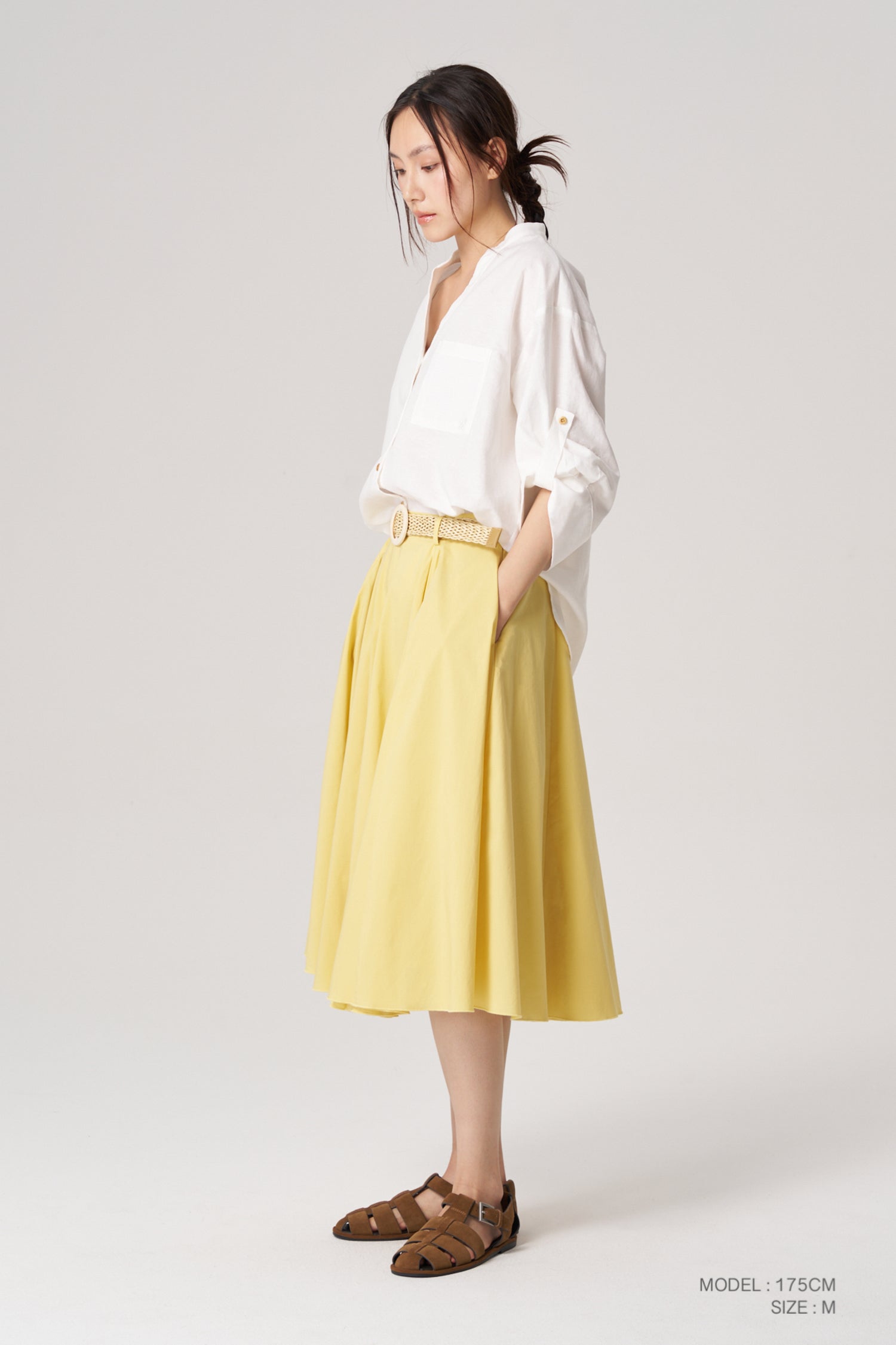 Front Button Blouse- Cream